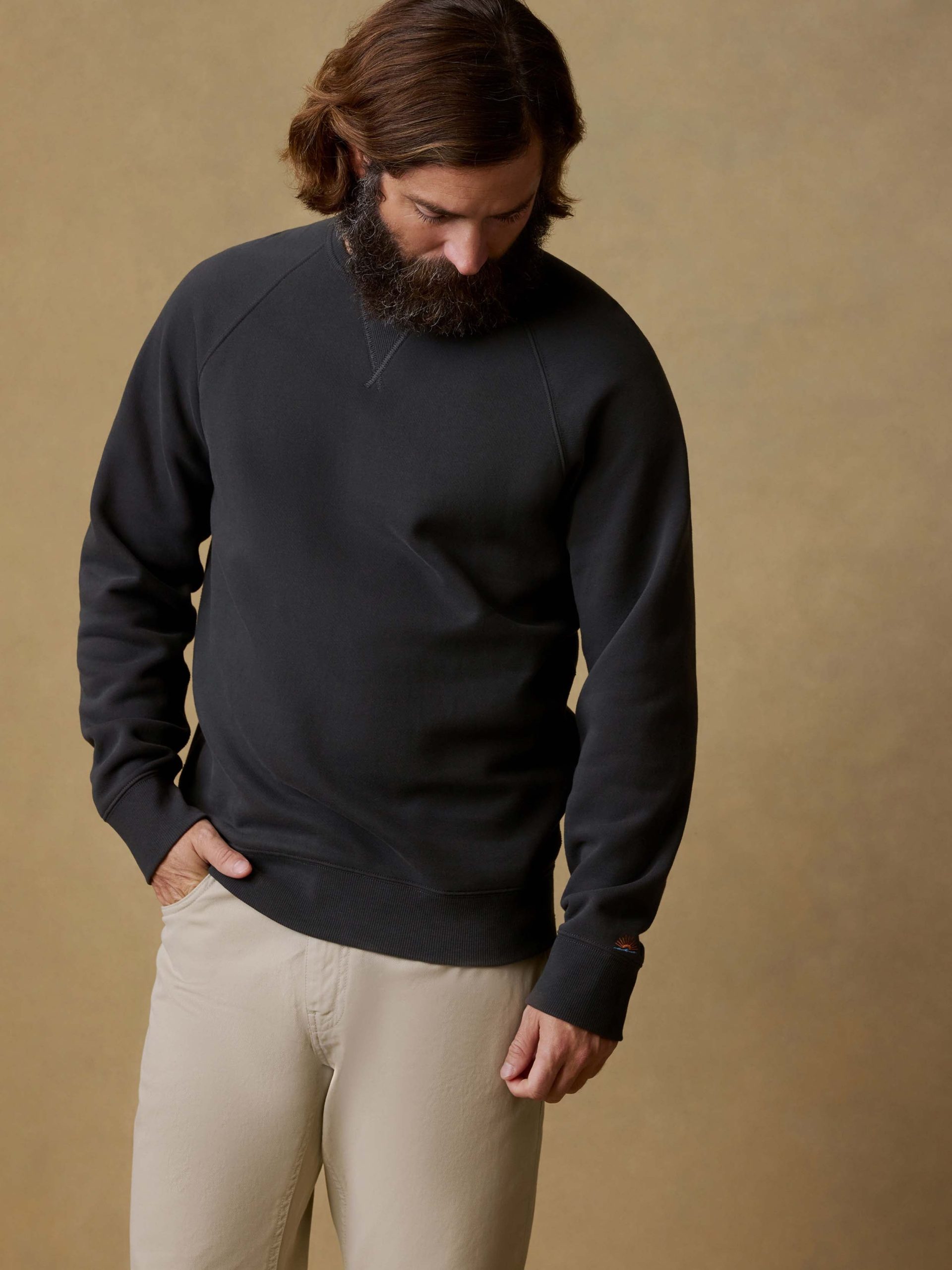 High Standard Fleece Crew - Mountain Black - Image 2