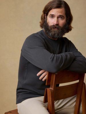 High Standard Fleece Crew - Mountain Black