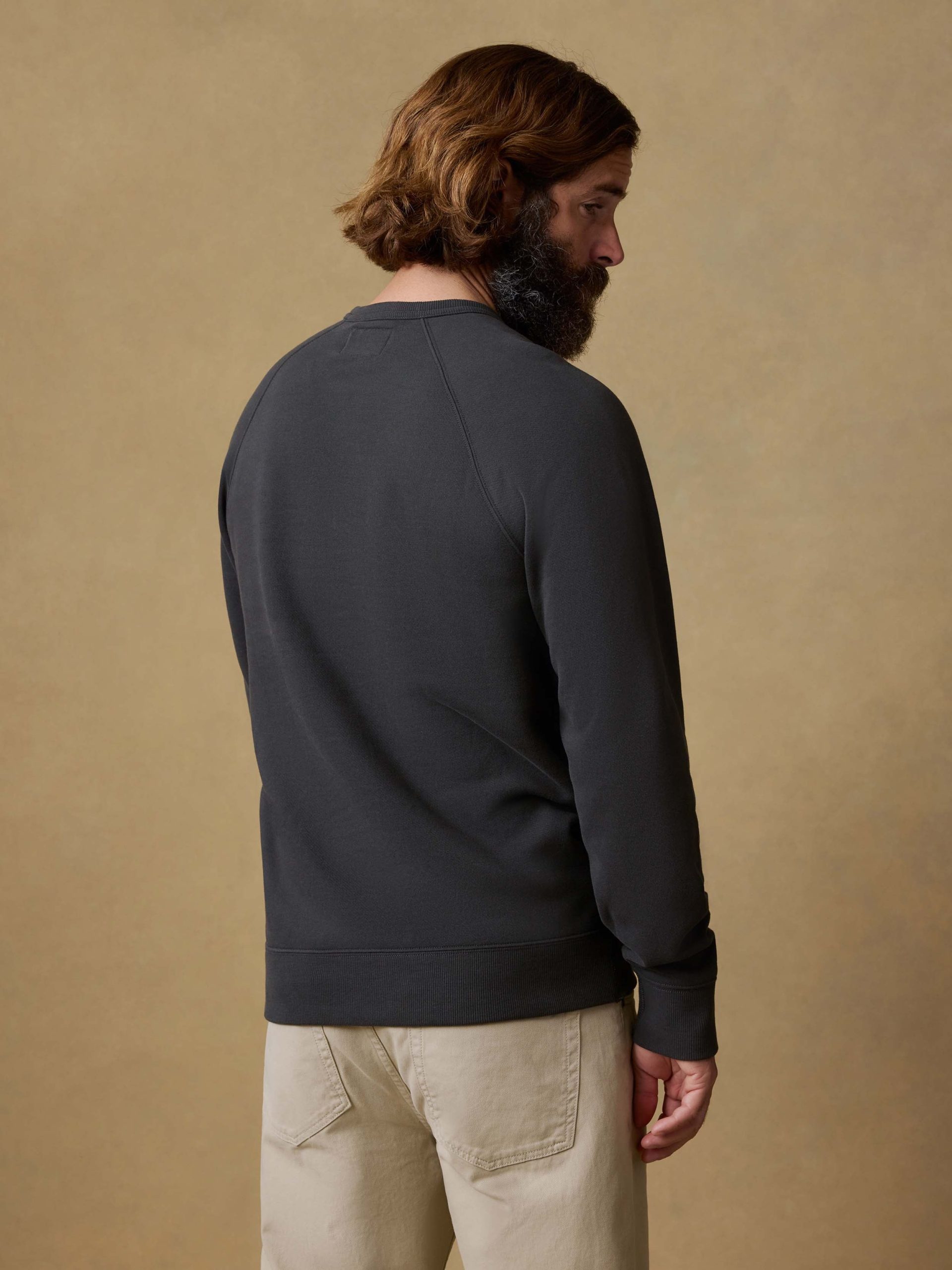 High Standard Fleece Crew - Mountain Black - Image 3