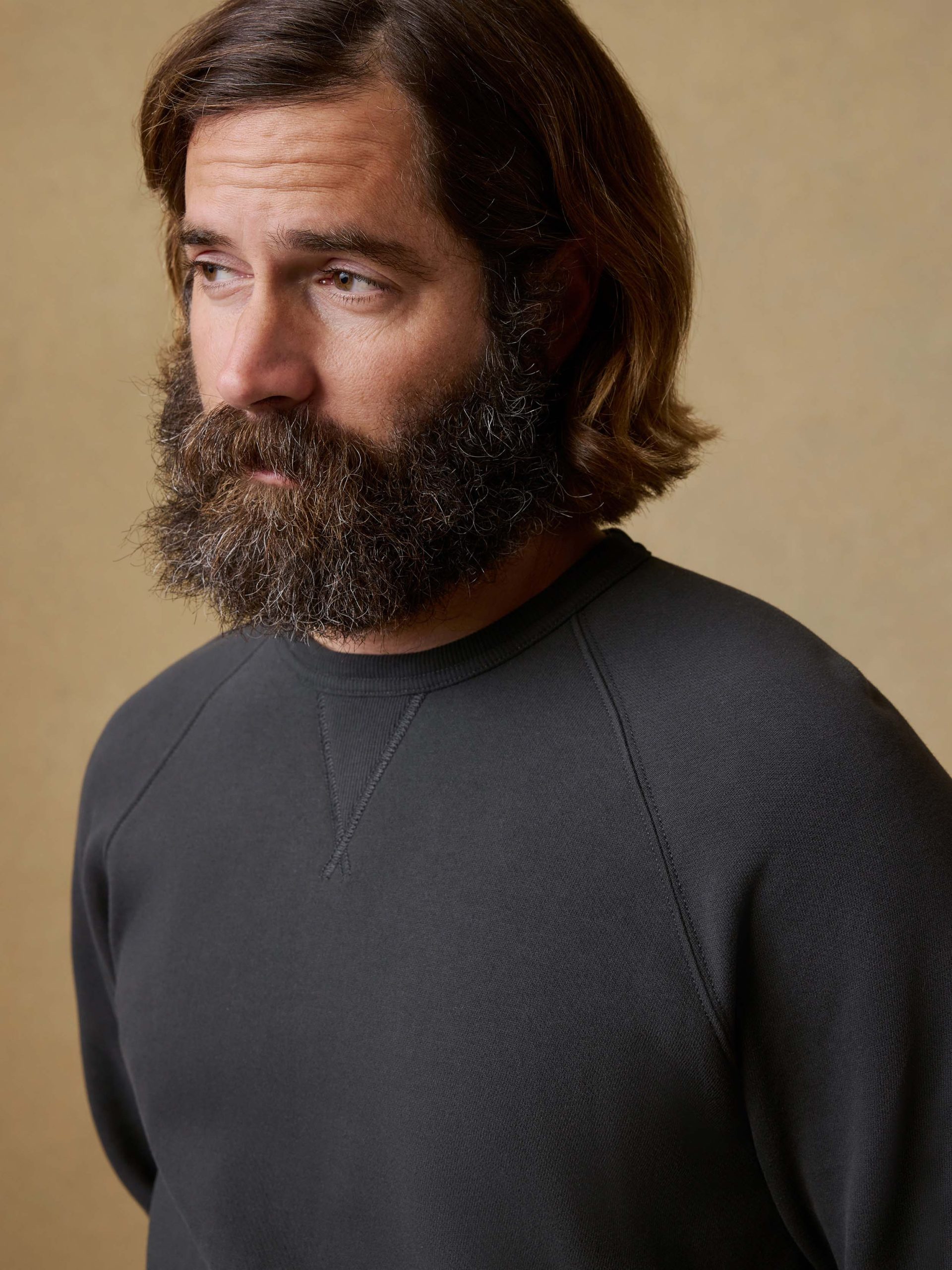High Standard Fleece Crew - Mountain Black - Image 6