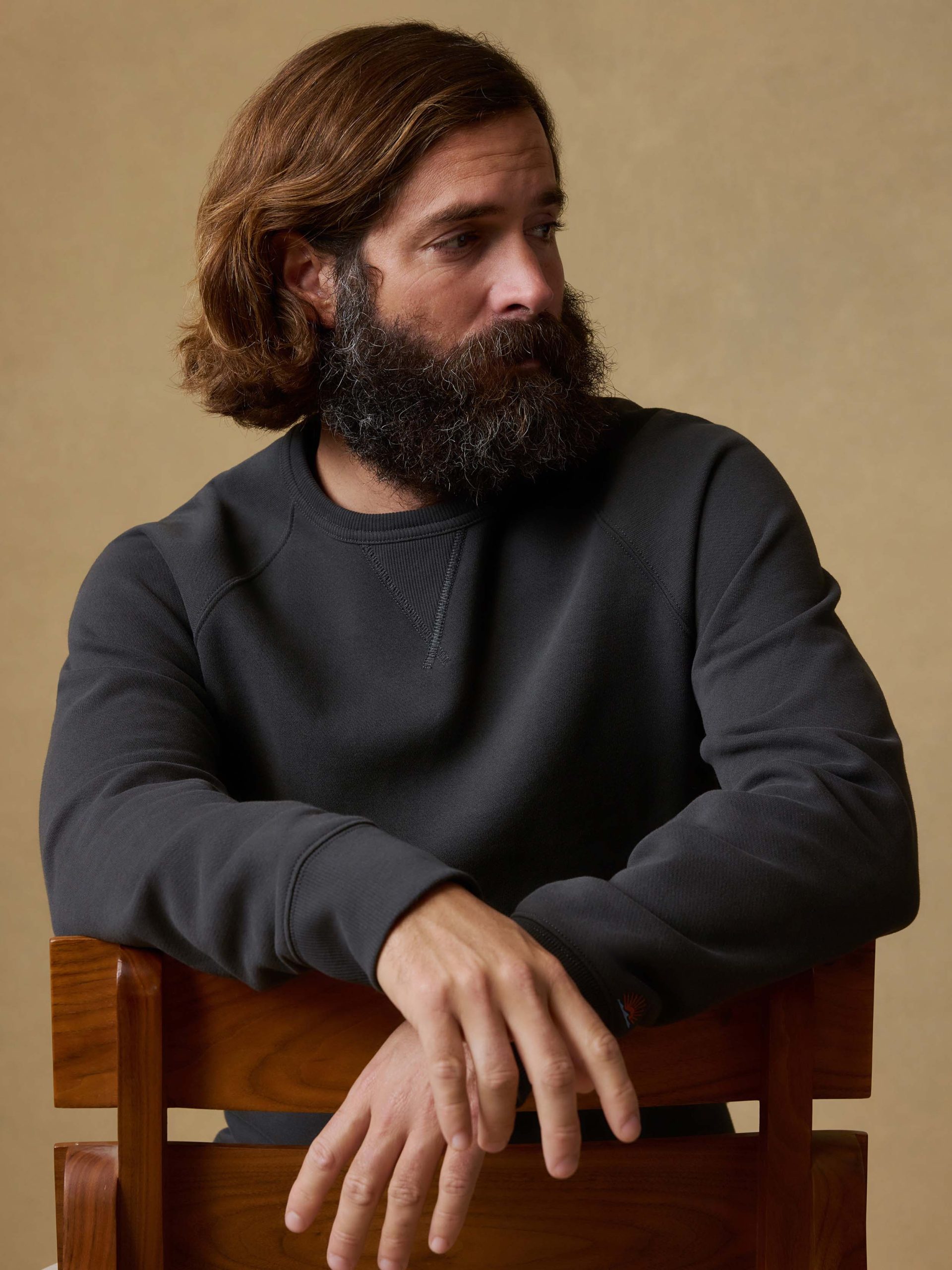High Standard Fleece Crew - Mountain Black - Image 4