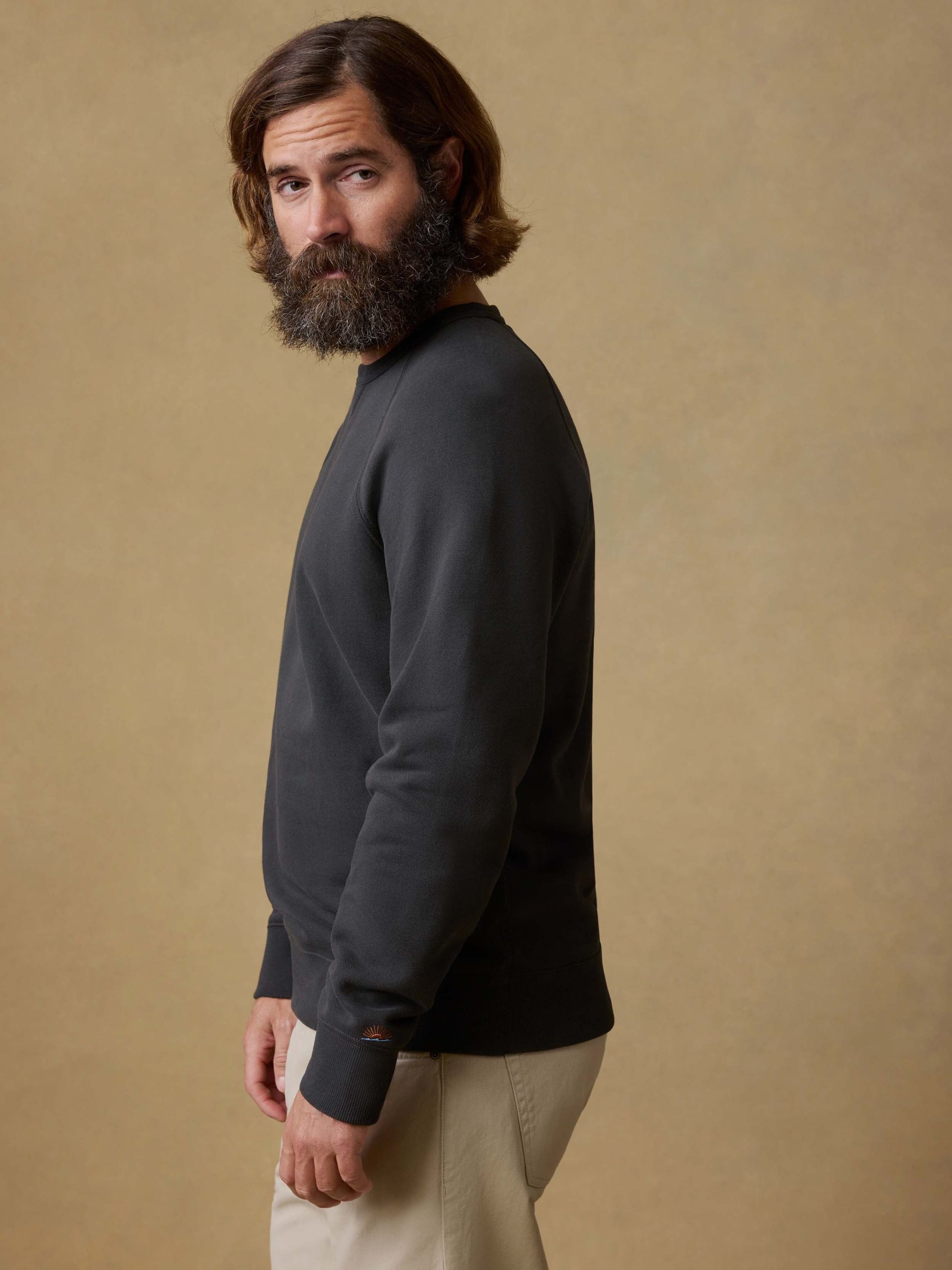 High Standard Fleece Crew - Mountain Black - Image 5