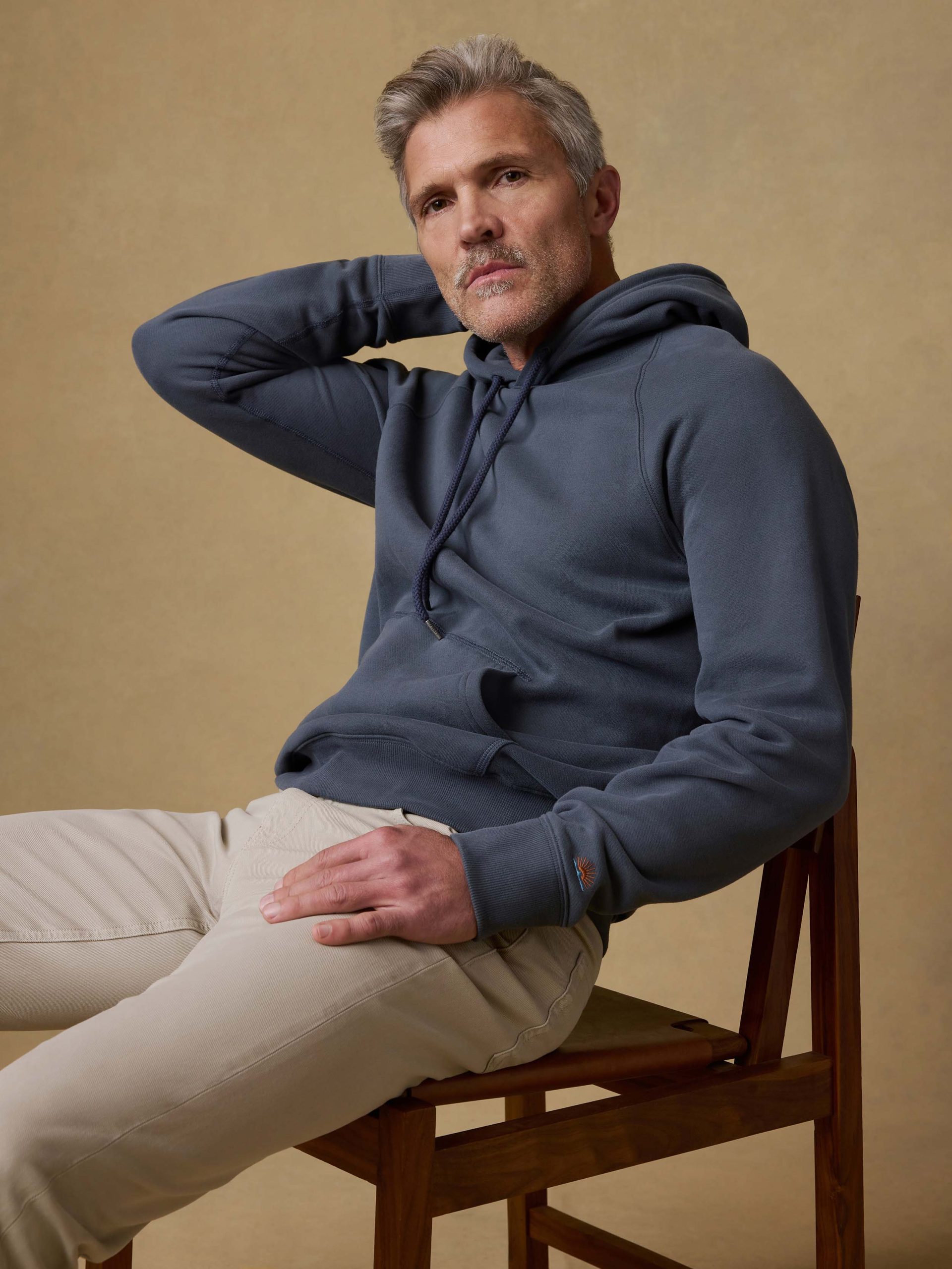 High Standard Fleece Hoodie - Blue Nights - Image 2