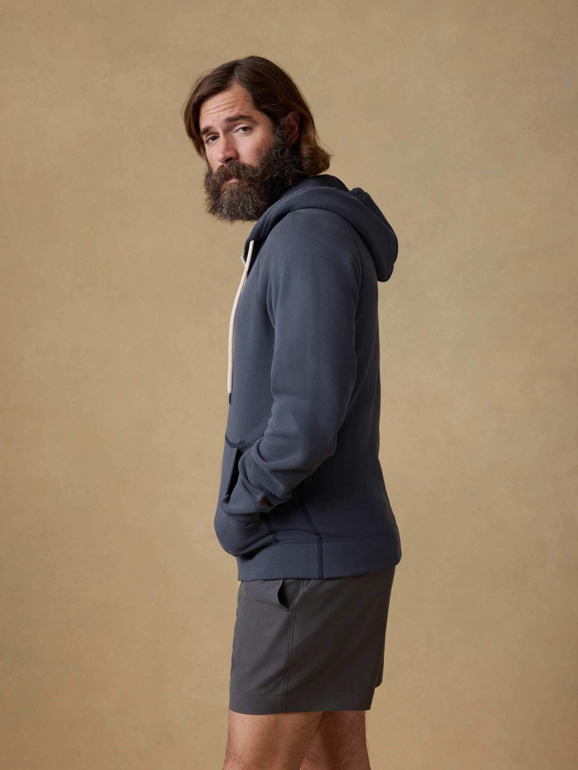 High Standard Fleece Zip Hoodie - Blue Nights - Image 6