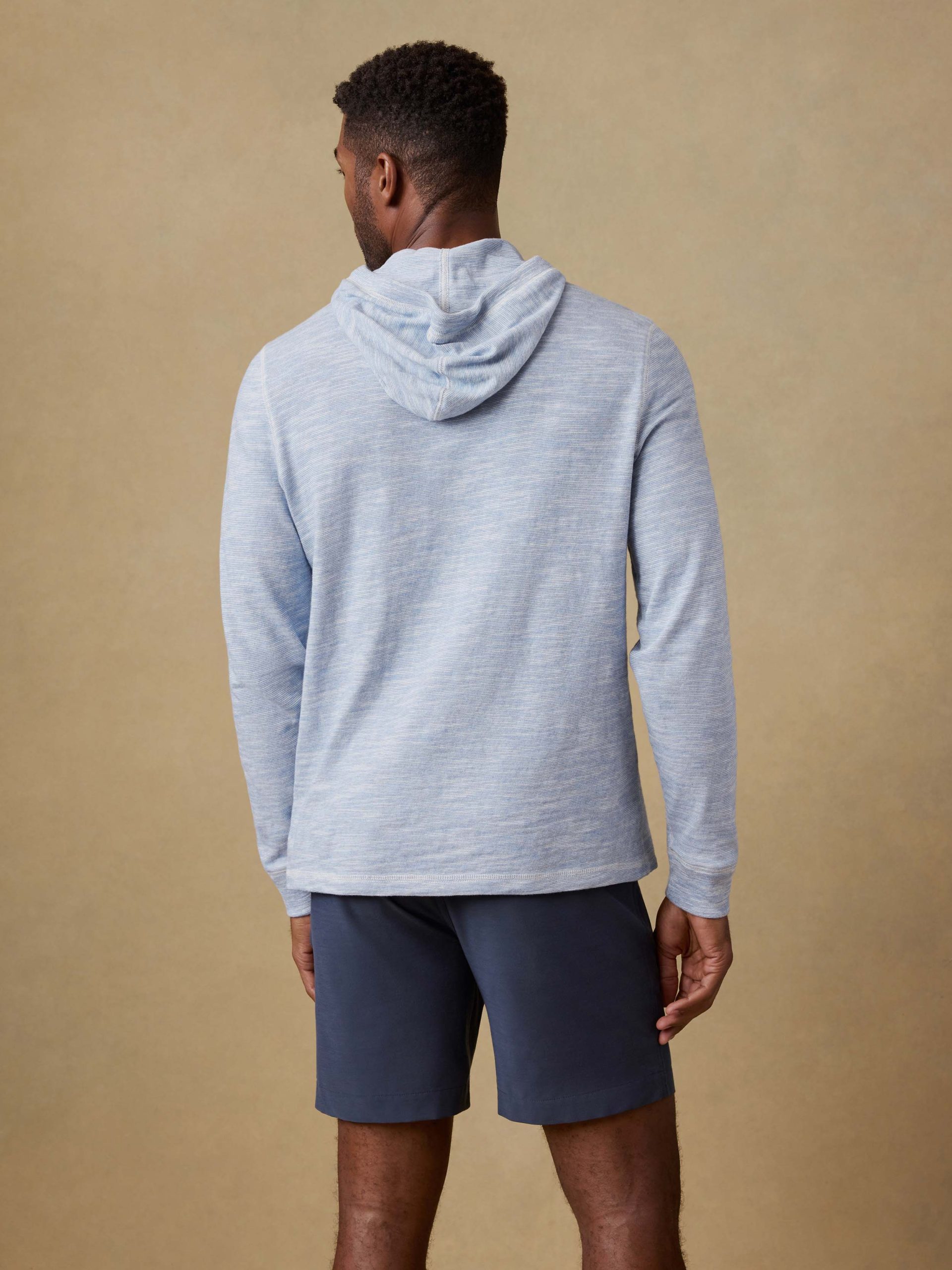 Sunwashed Organic Hoodie - Blue Ivory Feeder - Image 3