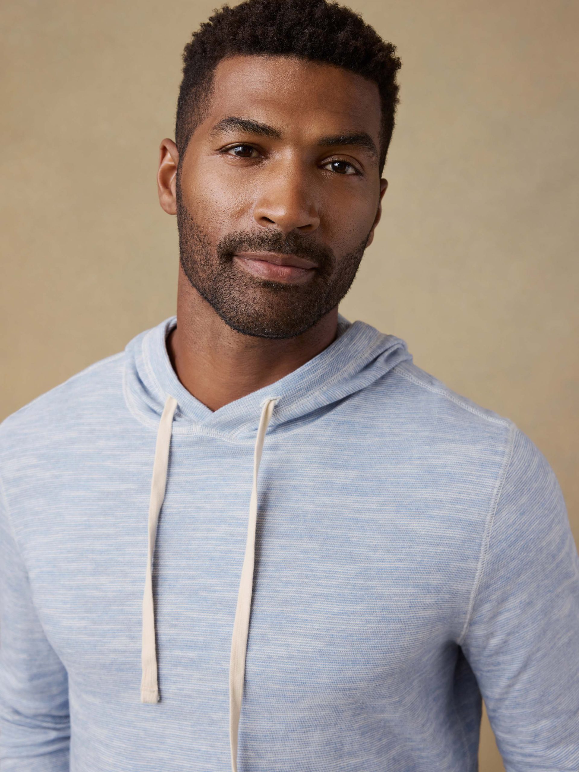 Sunwashed Organic Hoodie - Blue Ivory Feeder - Image 4