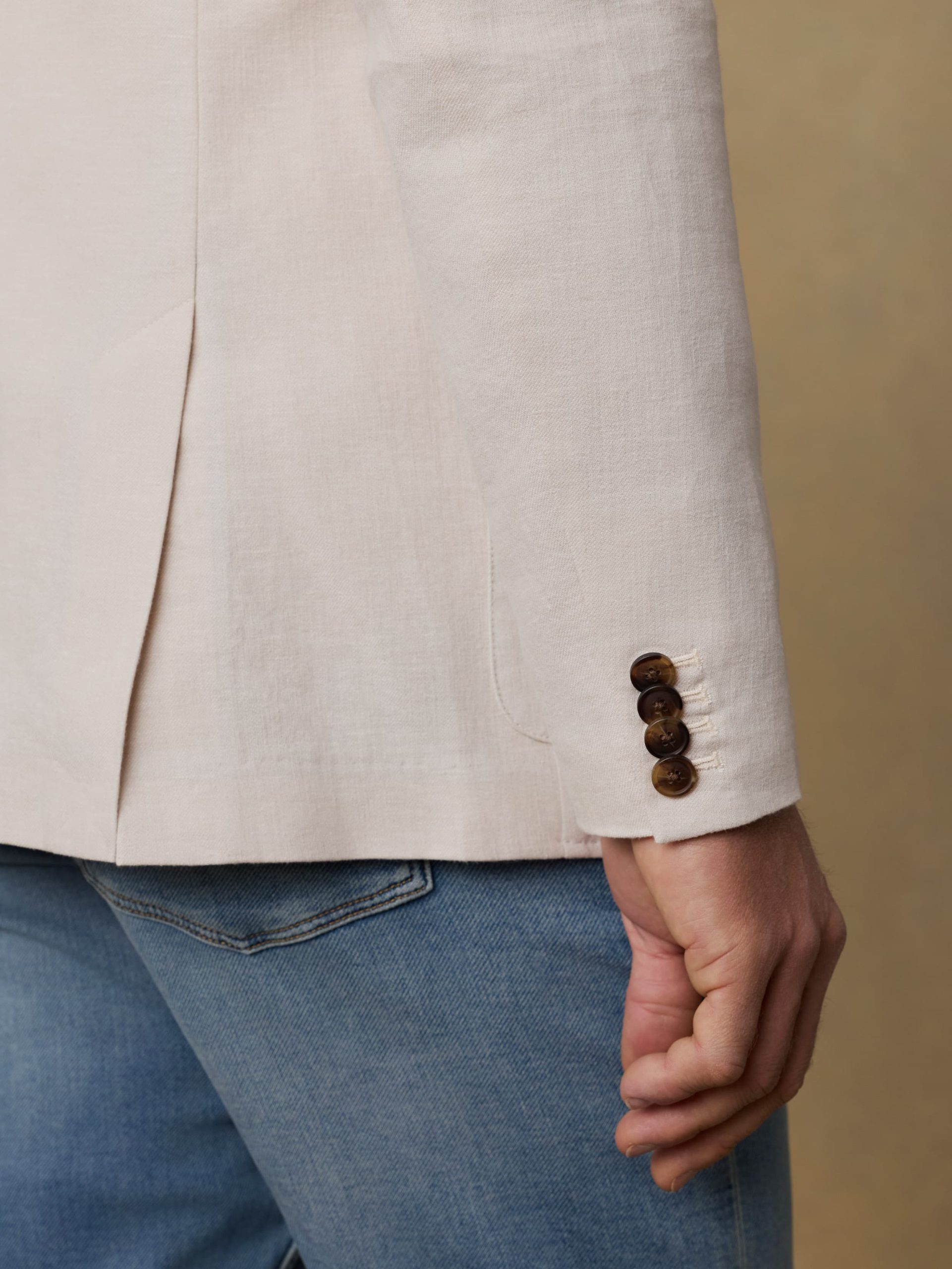 Movement? Linen Blazer - Dorset Sand - Image 6