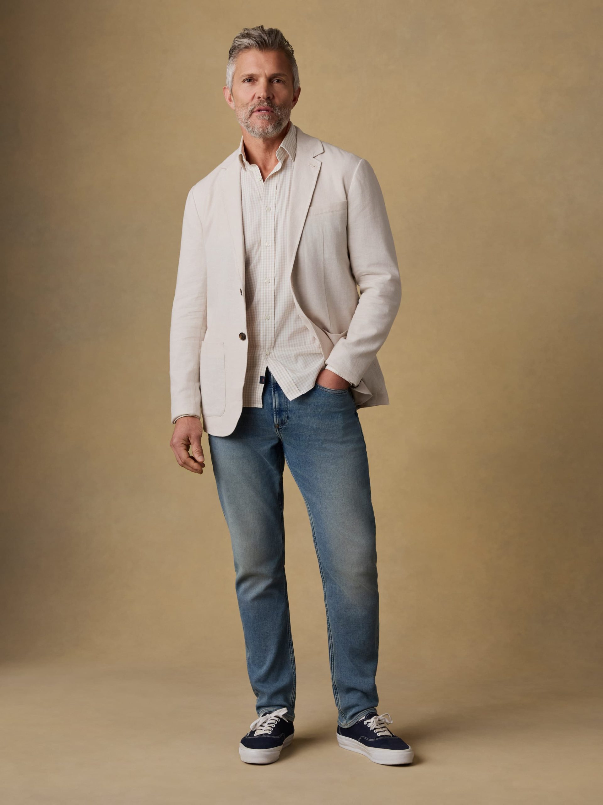 Movement? Linen Blazer - Dorset Sand - Image 4