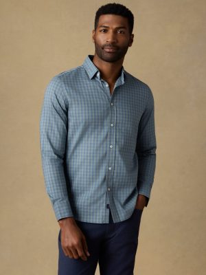 The Movement? Shirt - Sage Marine Gingham
