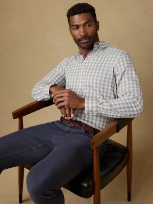 The Movement? Shirt - Arctic Sage Check