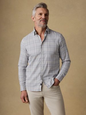 The Movement? Shirt - Grey Cloud Plaid