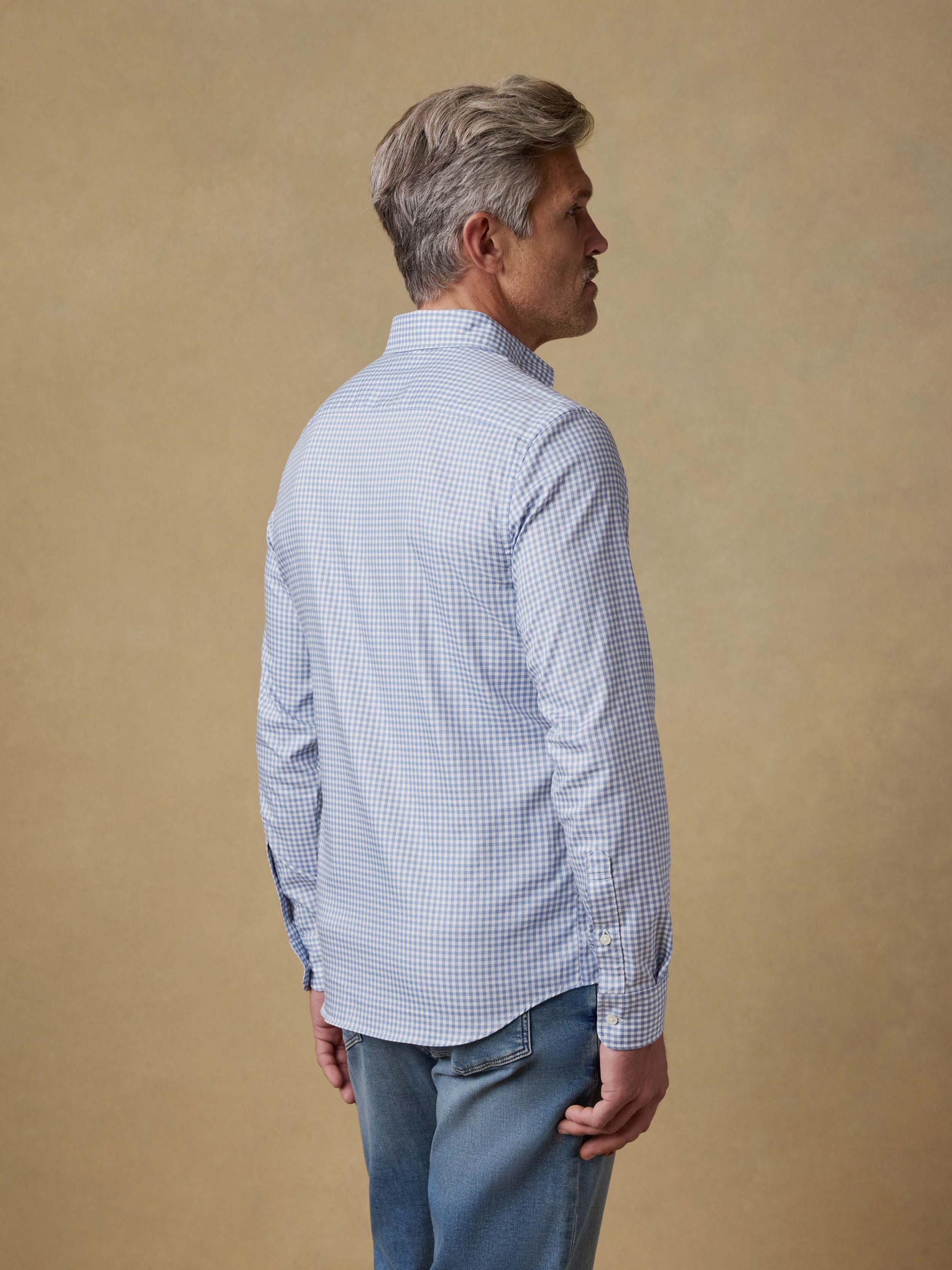 The Movement? Shirt - Light Blue Gingham - Image 4