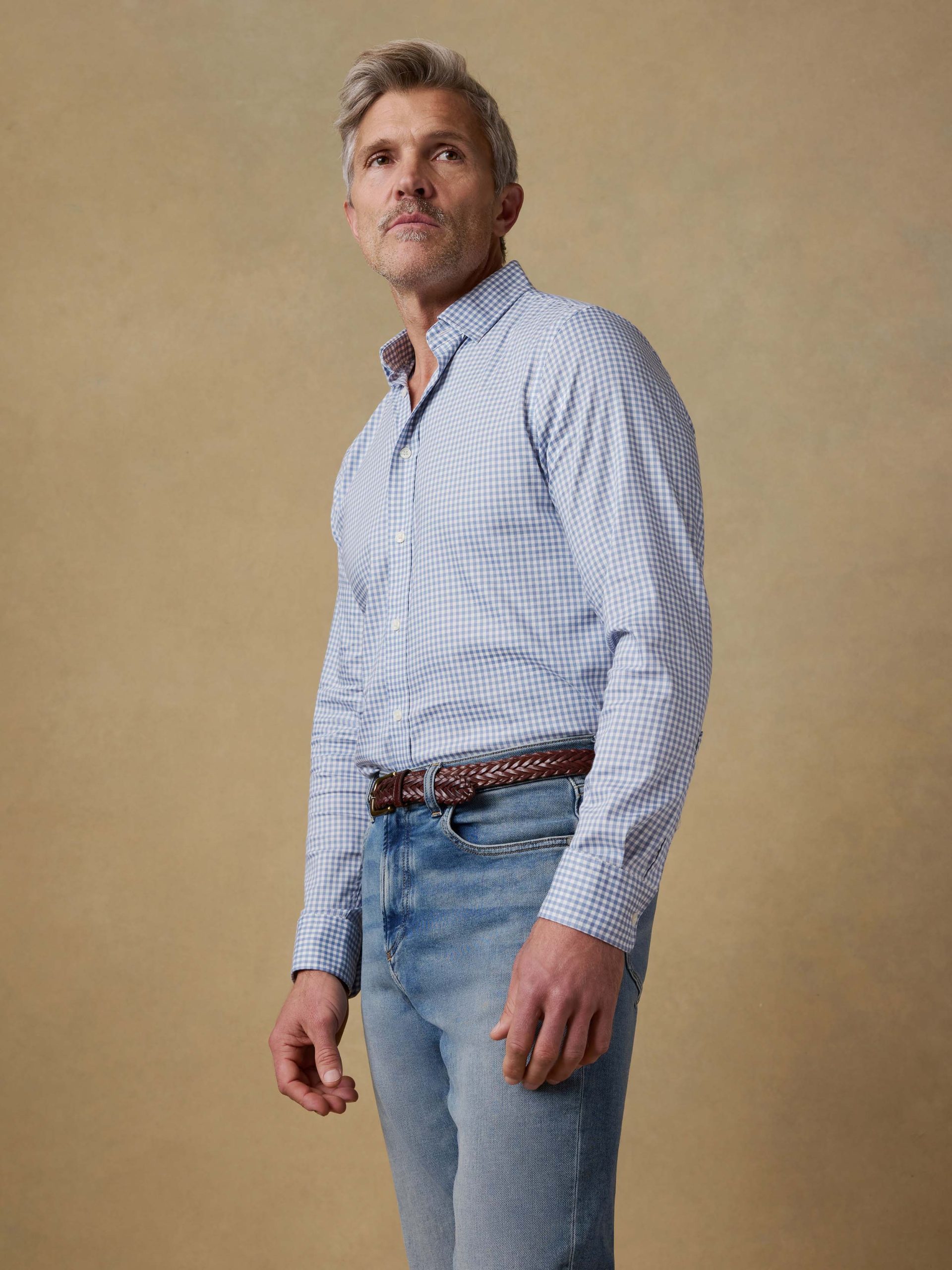 The Movement? Shirt - Light Blue Gingham - Image 2
