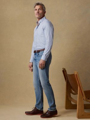 The Movement? Shirt - Light Blue Gingham