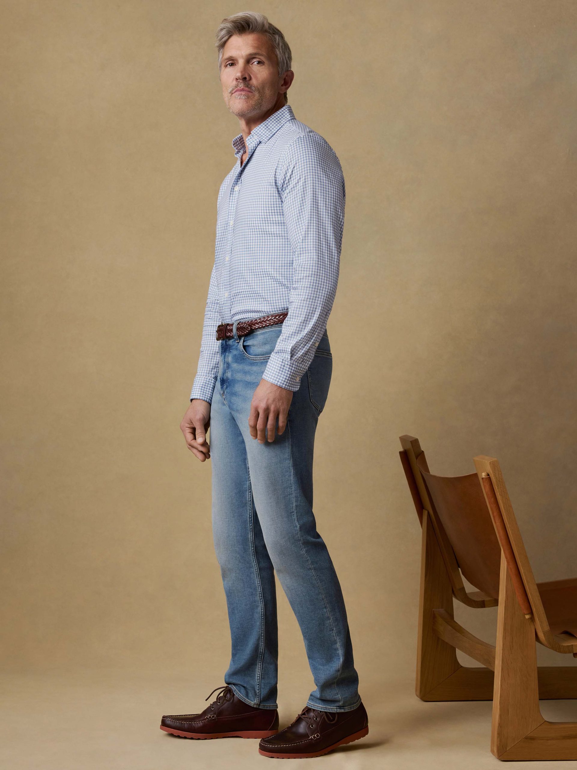 The Movement? Shirt - Light Blue Gingham