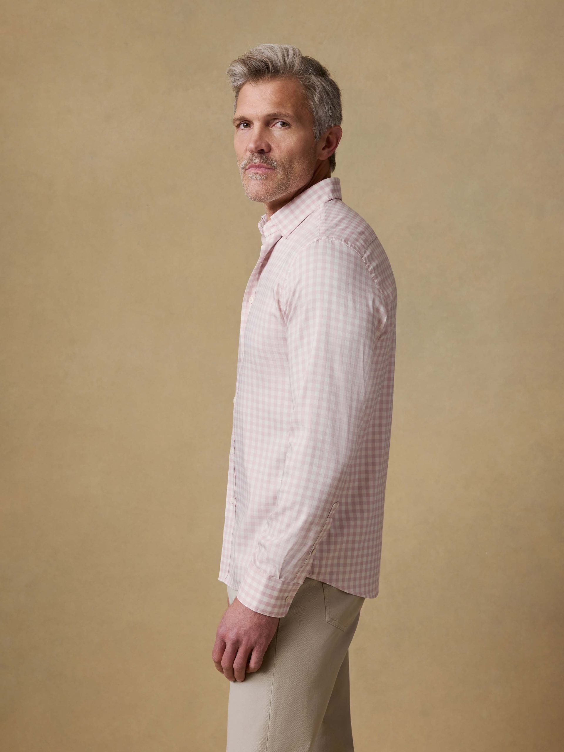 The Movement? Shirt - Rose White Gingham - Image 4