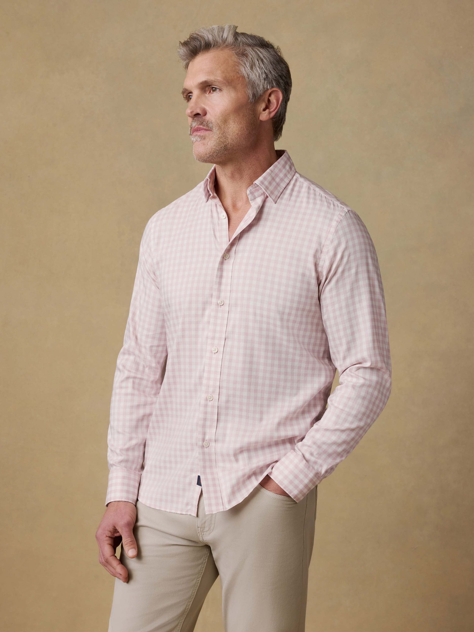 The Movement? Shirt - Rose White Gingham
