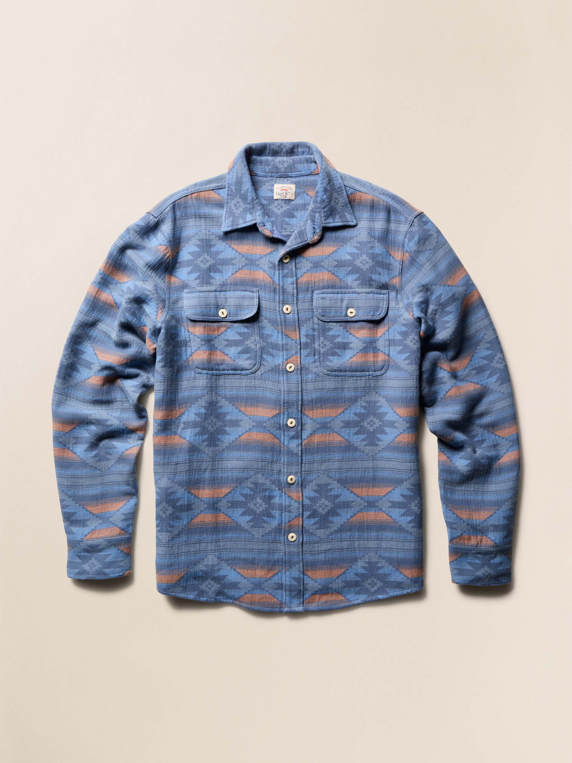 Doug Good Feather Canyon Overshirt - Blue Western Range - Image 7
