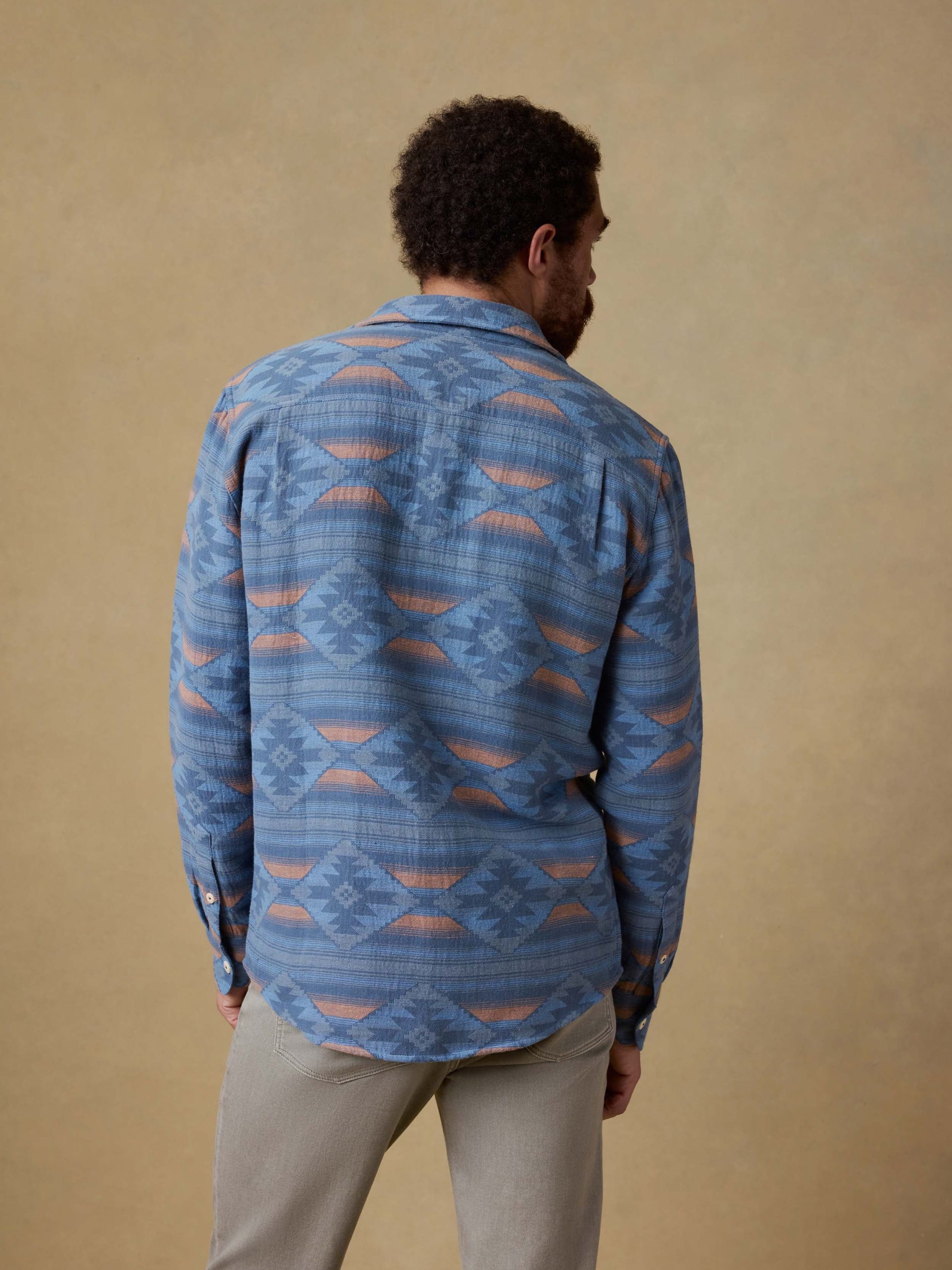 Doug Good Feather Canyon Overshirt - Blue Western Range - Image 3