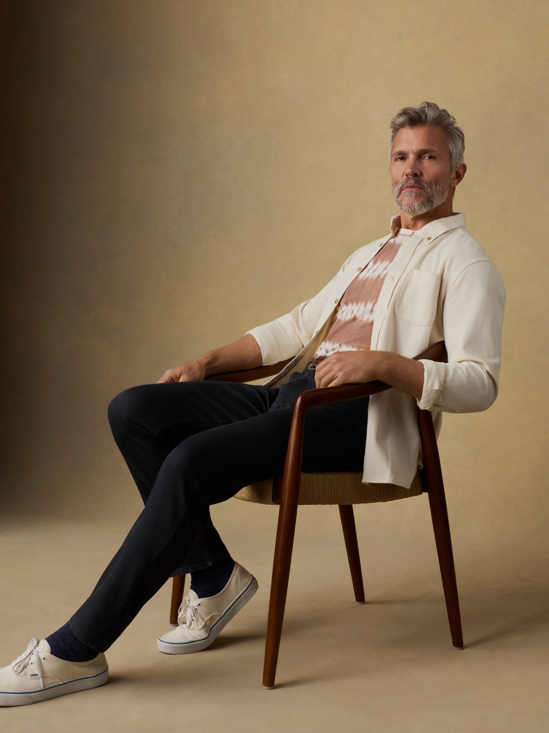 Organic Cotton Denim Shirt - Natural - Image 2