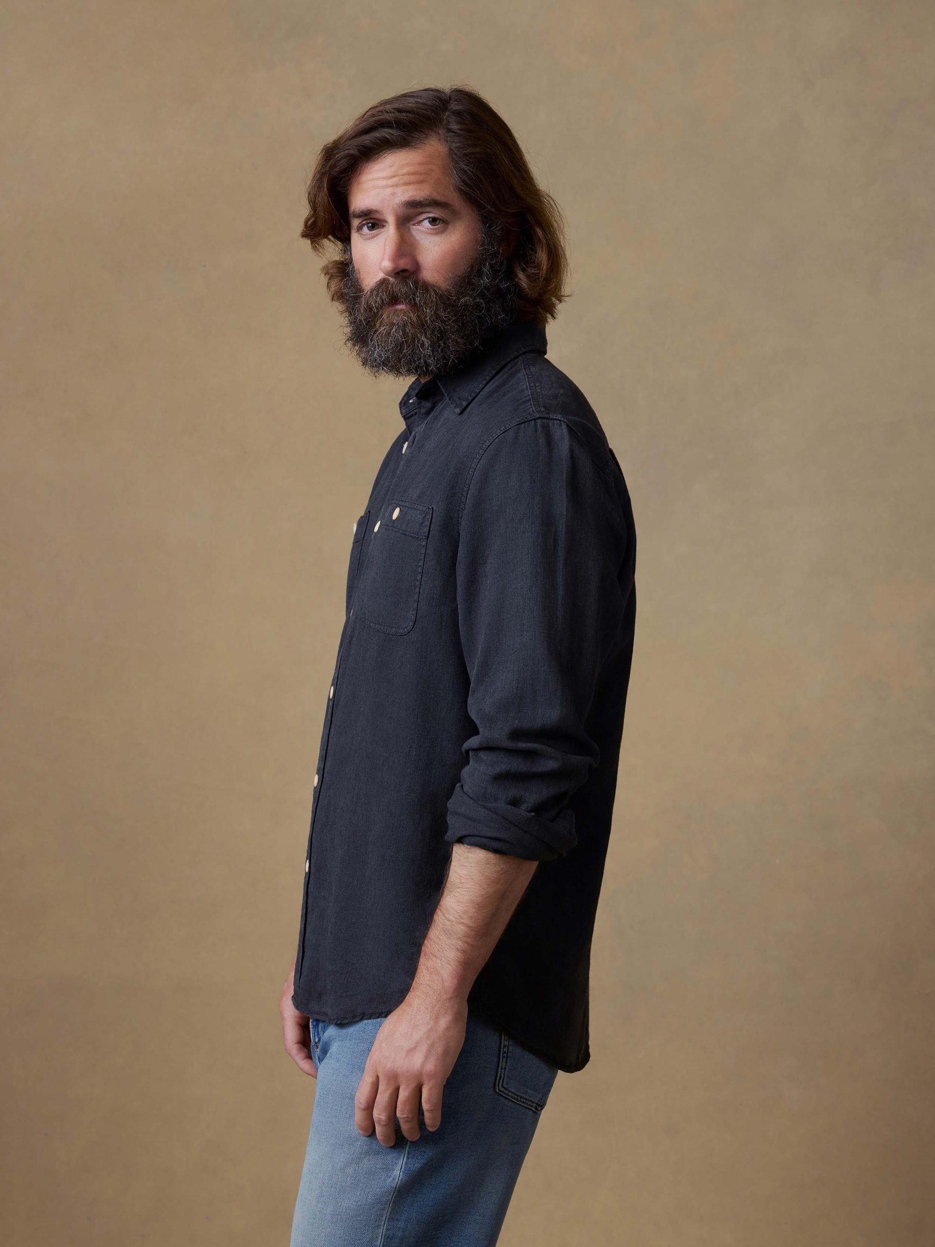 Tried & True Chambray Workshirt - Durango Black - Image 4