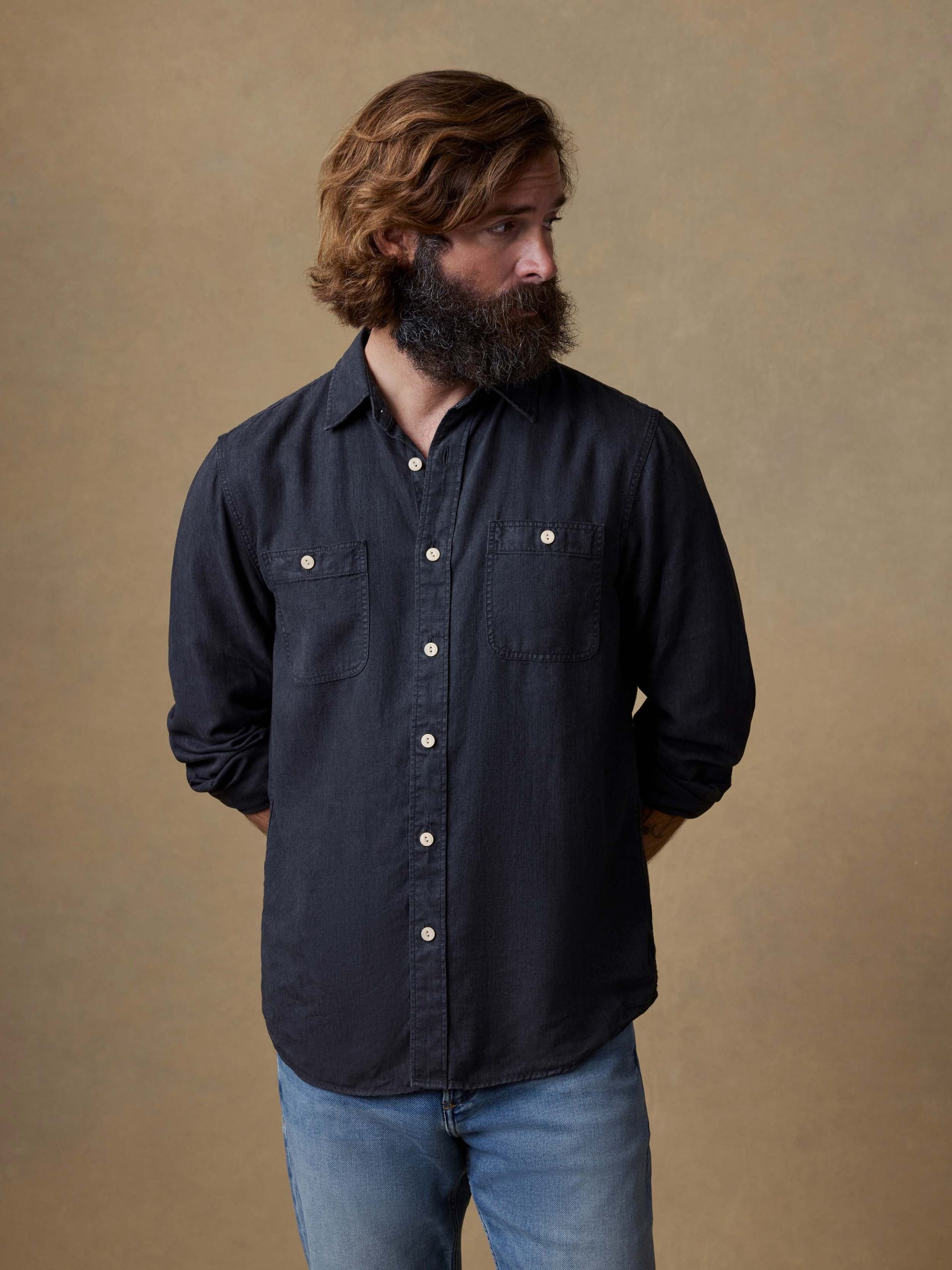 Tried & True Chambray Workshirt - Durango Black - Image 2