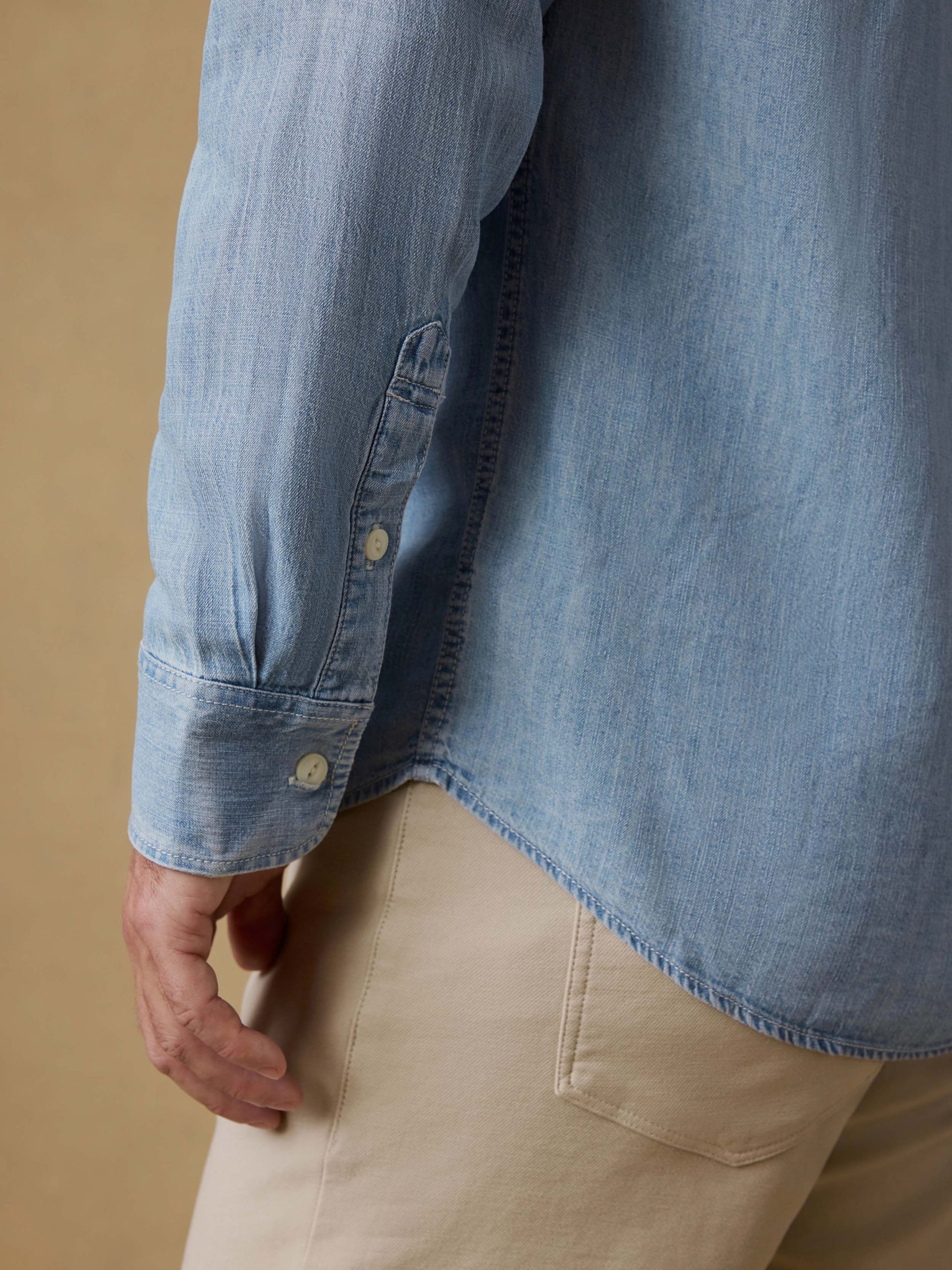 Tried & True Chambray Workshirt - Vintage Indigo - Image 7