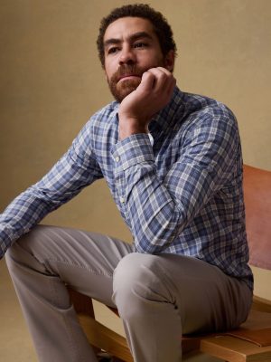 Movement? Monterey Shirt - Blue Isle Plaid