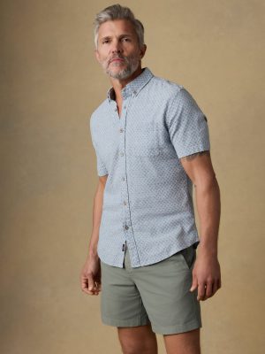 Short-Sleeve Breeze Shirt - Fish Scale Redux