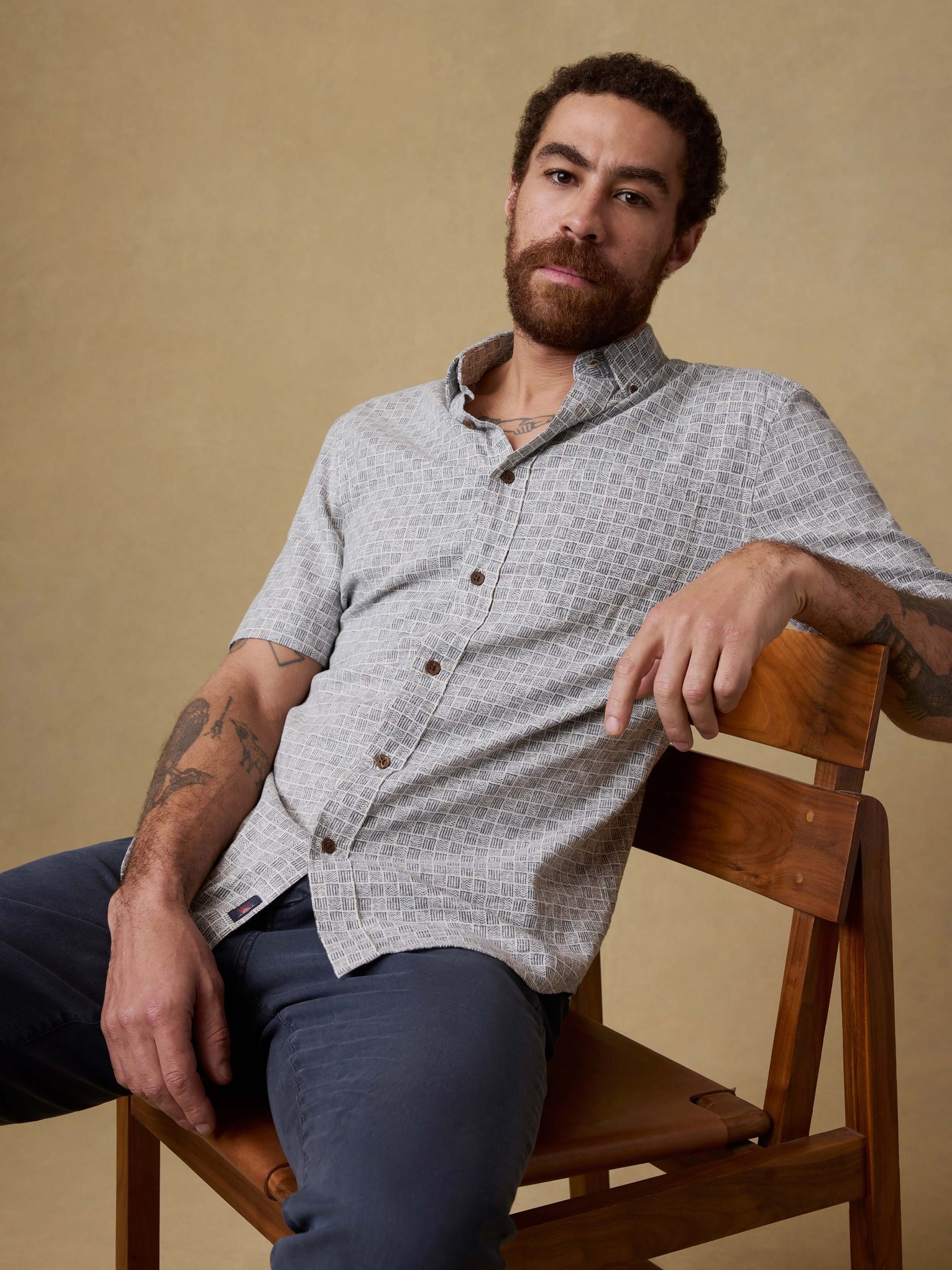 Short-Sleeve Breeze Shirt - Graphite Shell Bricks - Image 6