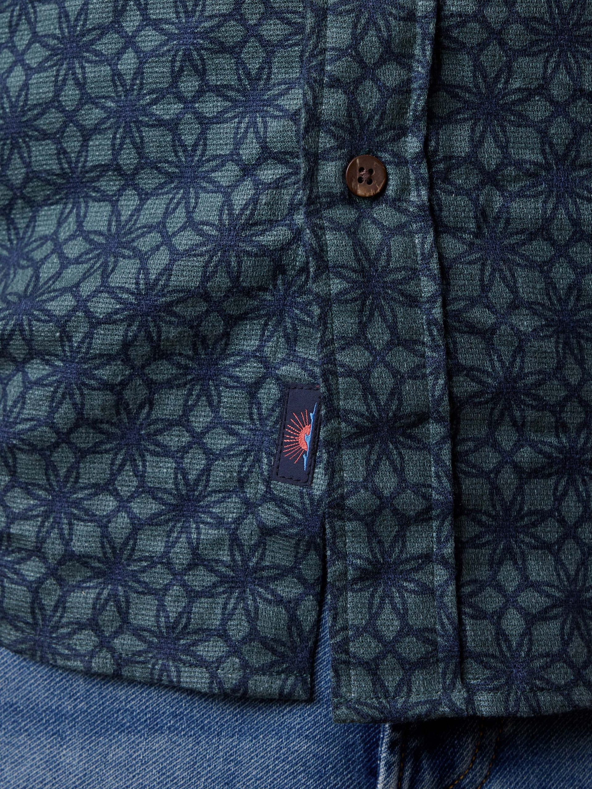 Short-Sleeve Breeze Shirt - Spruce Lotus Tile - Image 5