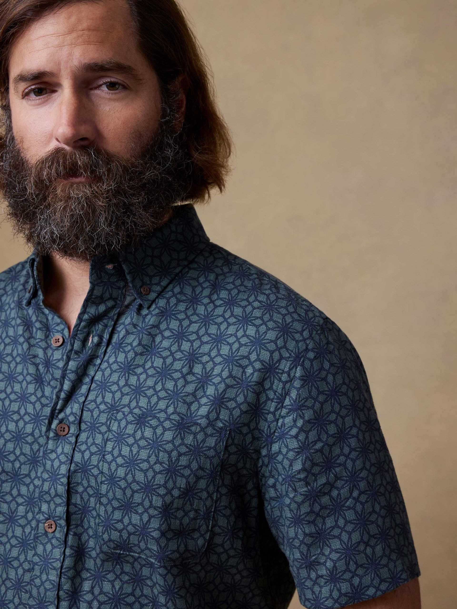 Short-Sleeve Breeze Shirt - Spruce Lotus Tile - Image 6