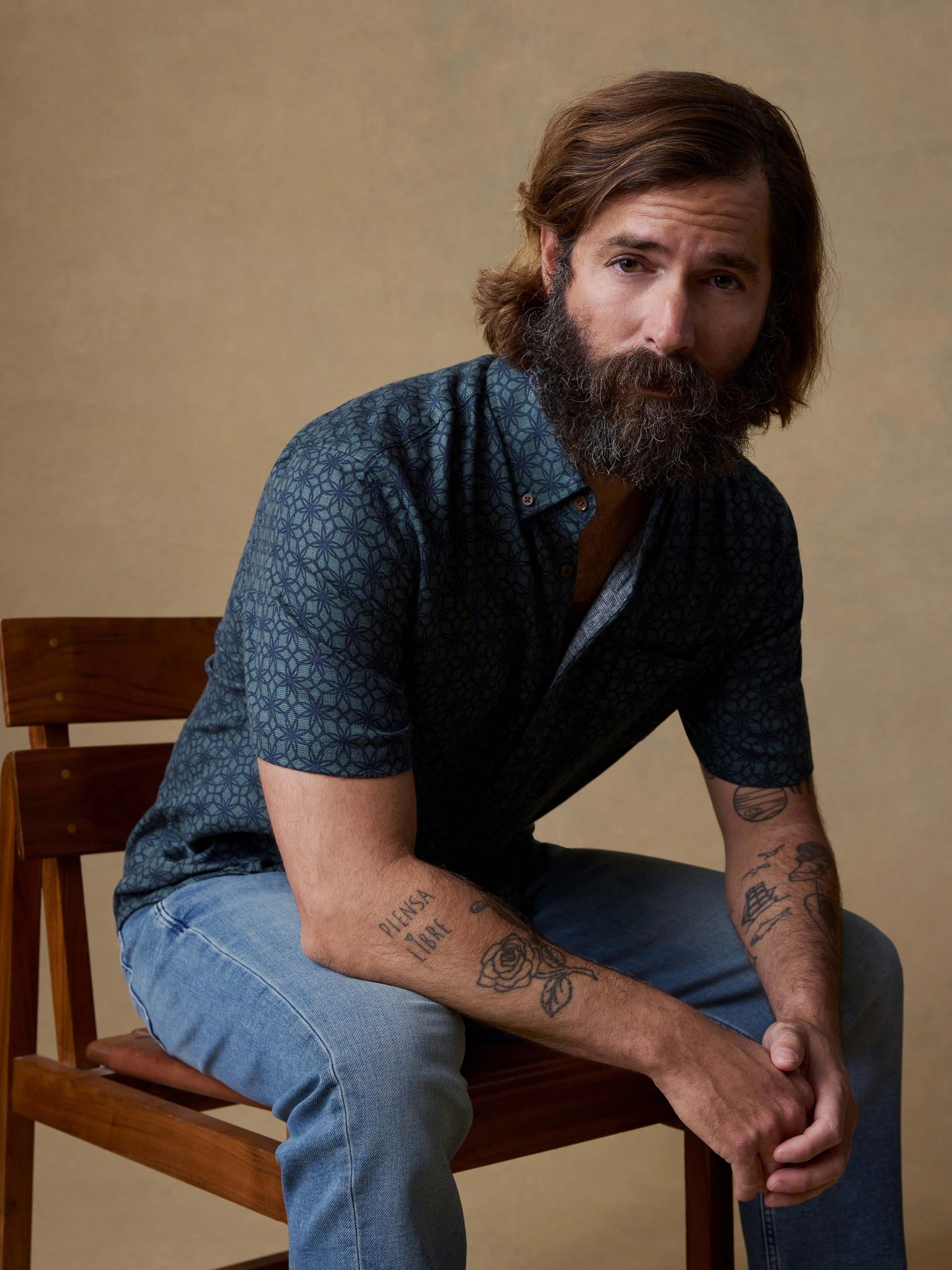 Short-Sleeve Breeze Shirt - Spruce Lotus Tile - Image 2