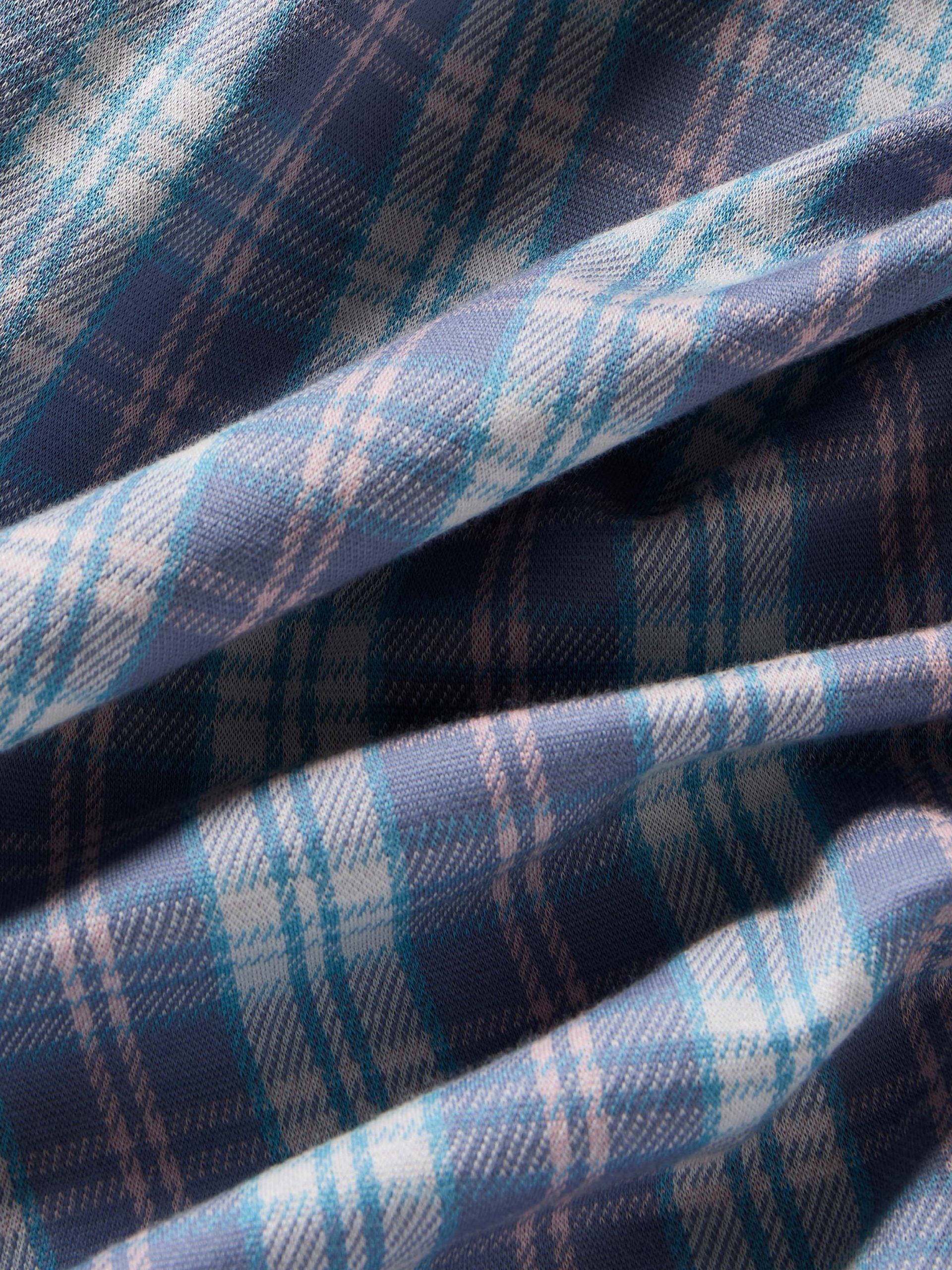 Coastline Knit Shirt - Summer Teal Plaid - Image 8
