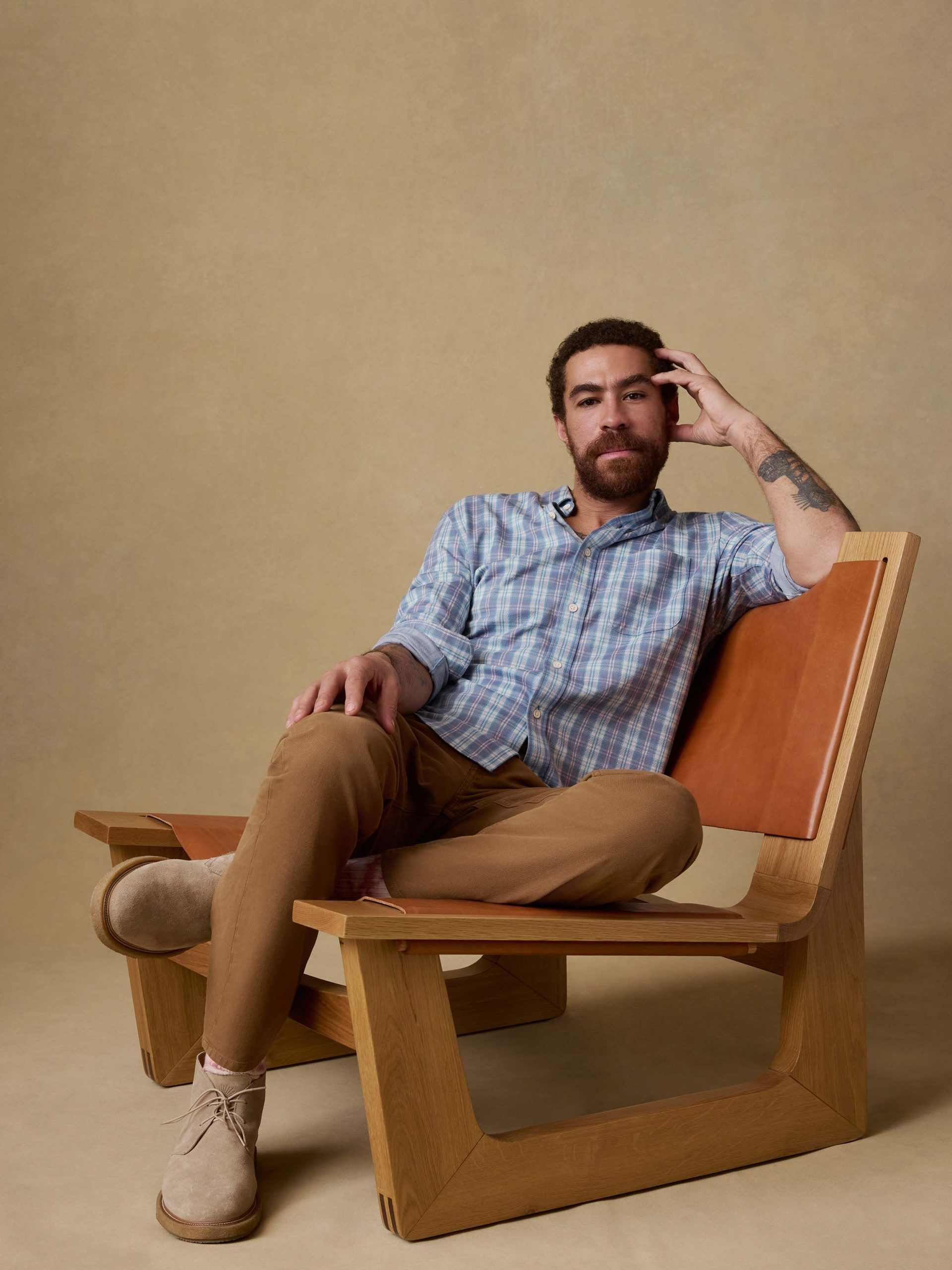 Coastline Knit Shirt - Summer Teal Plaid - Image 3