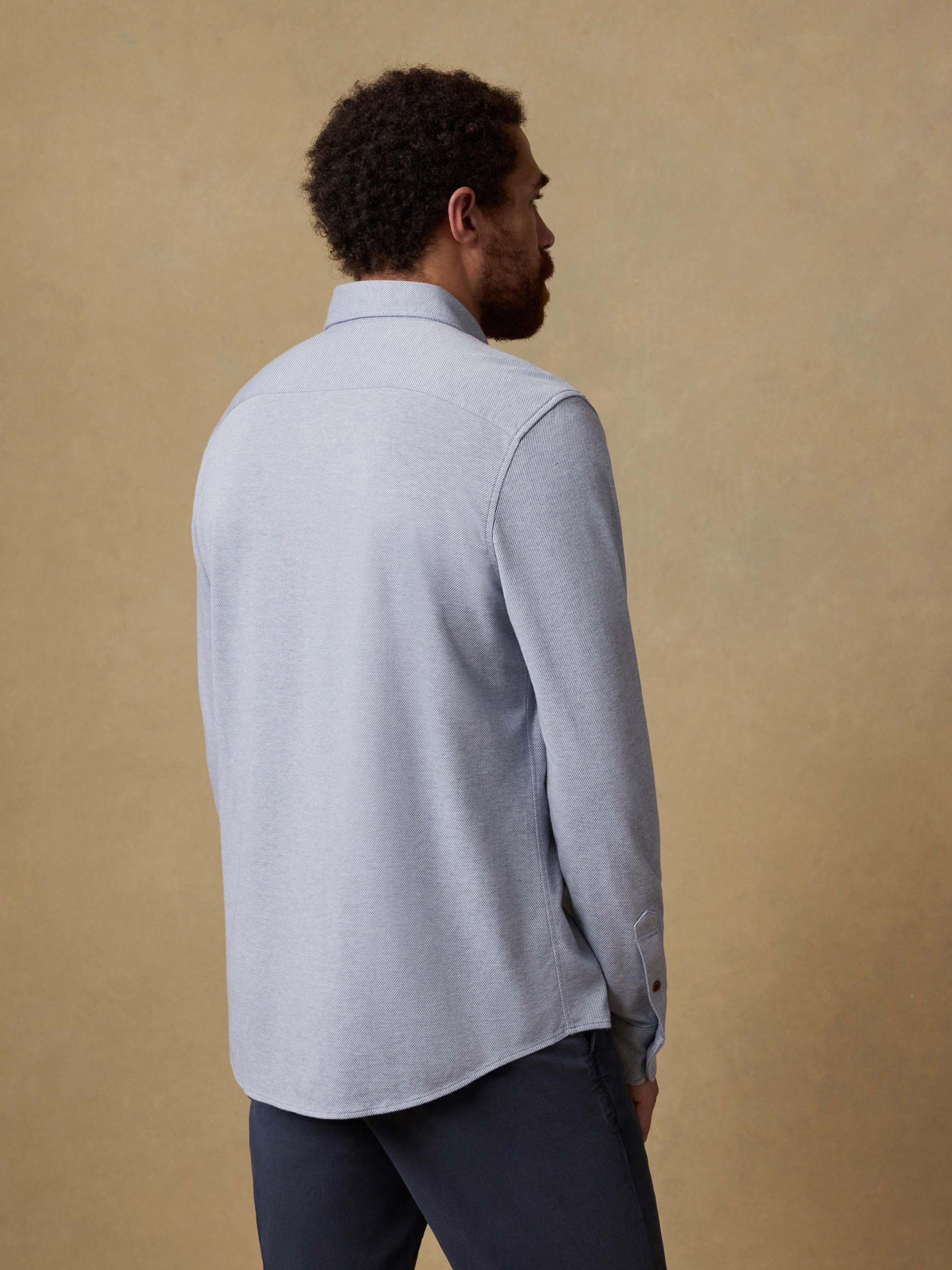 Coastline Knit Shirt - Oceanside Blue - Image 3