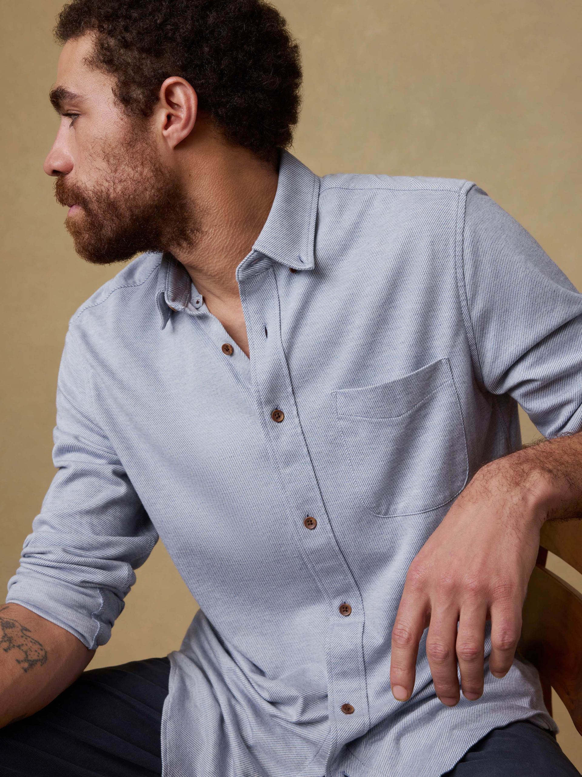 Coastline Knit Shirt - Oceanside Blue - Image 2