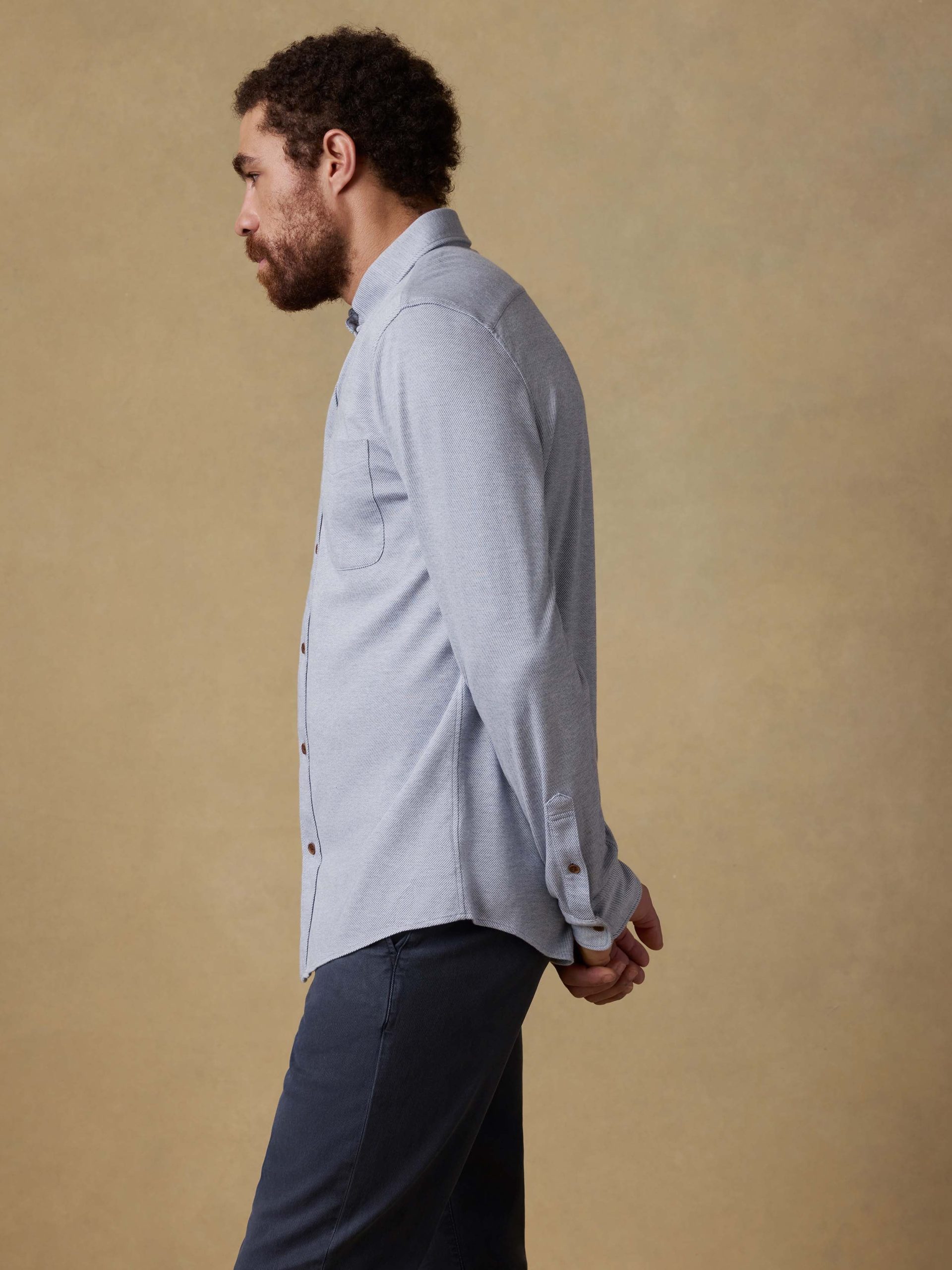 Coastline Knit Shirt - Oceanside Blue - Image 4