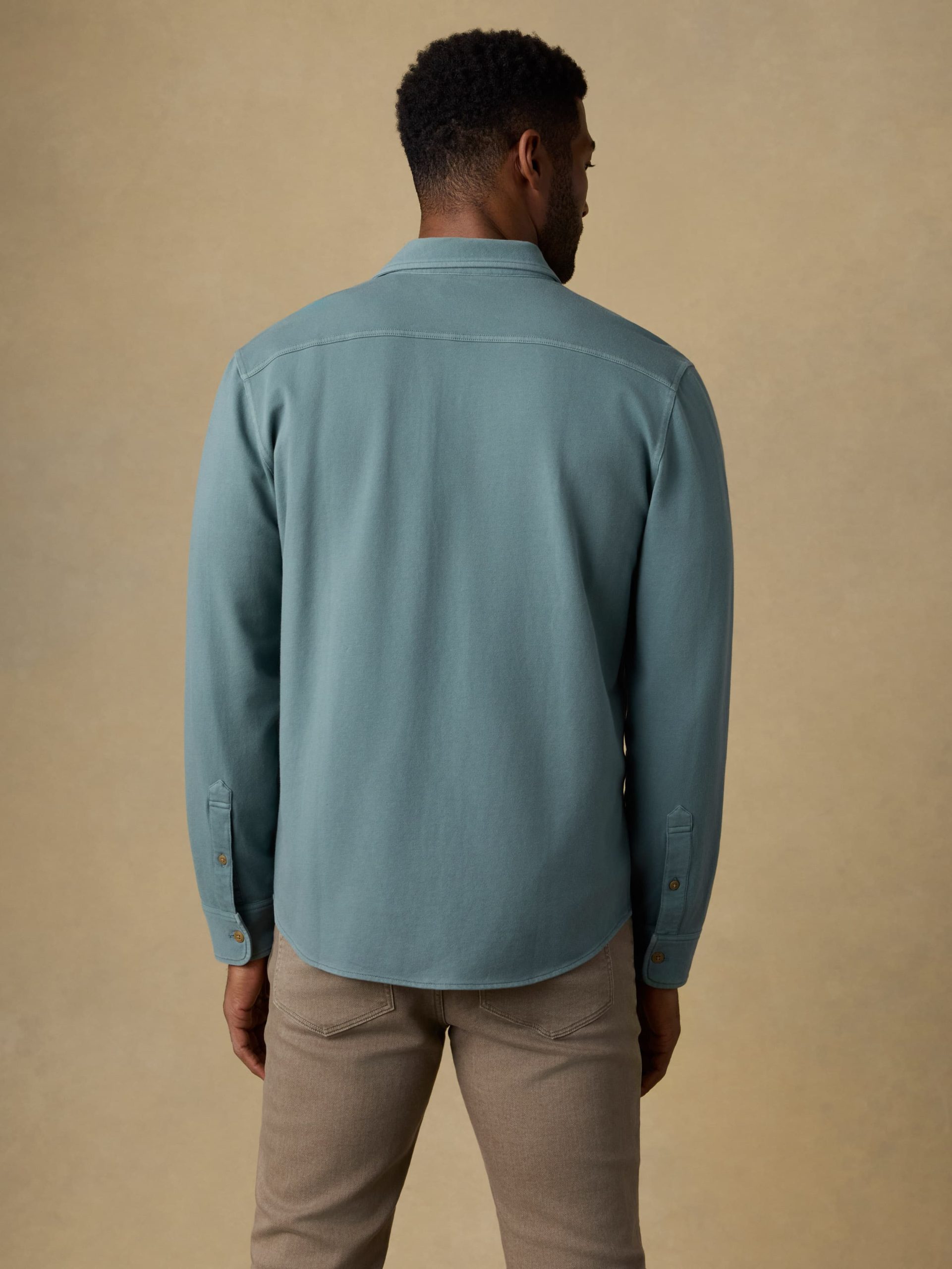 Field Knit Shirt - Aspen Green - Image 3