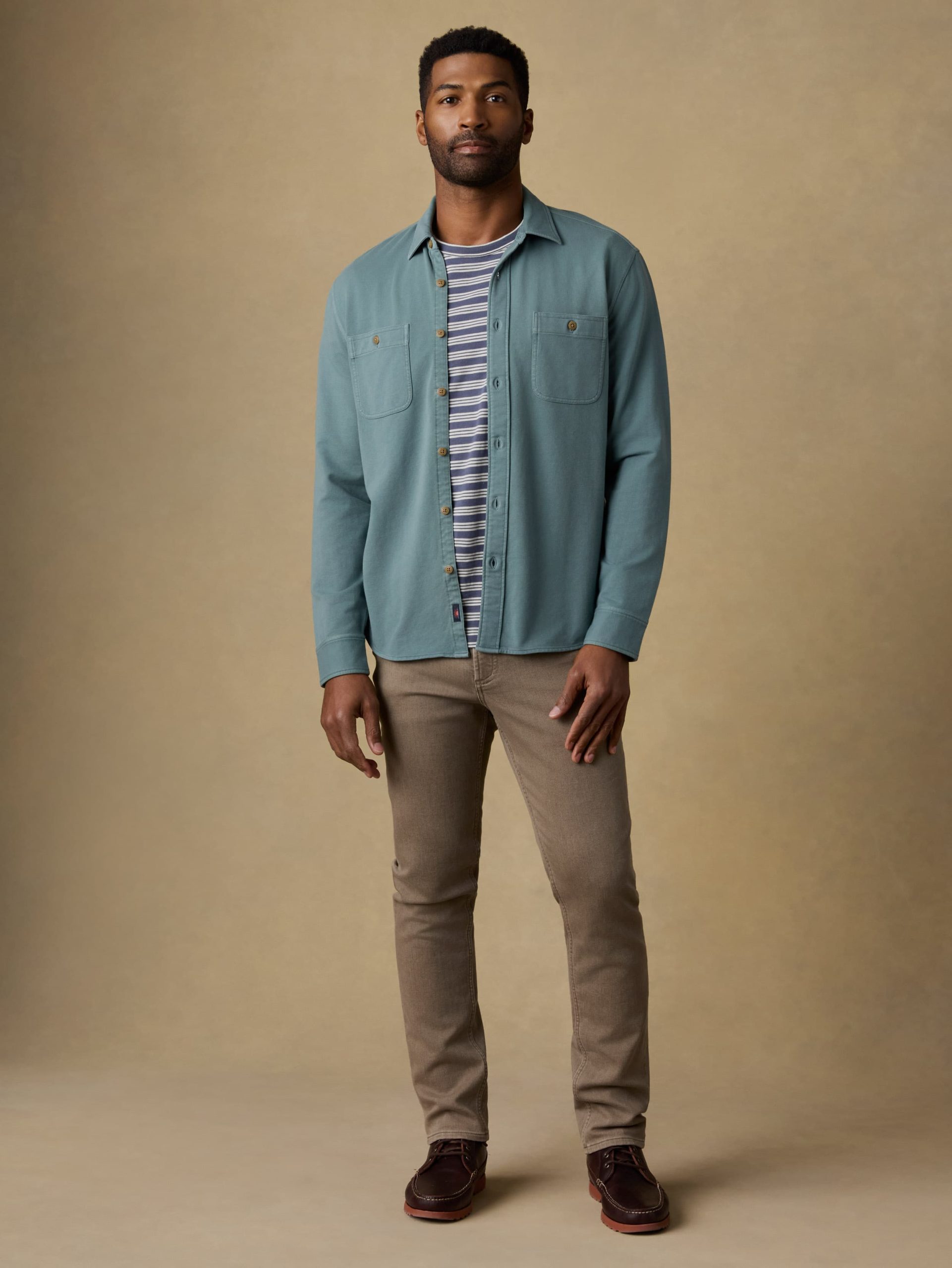 Field Knit Shirt - Aspen Green - Image 2