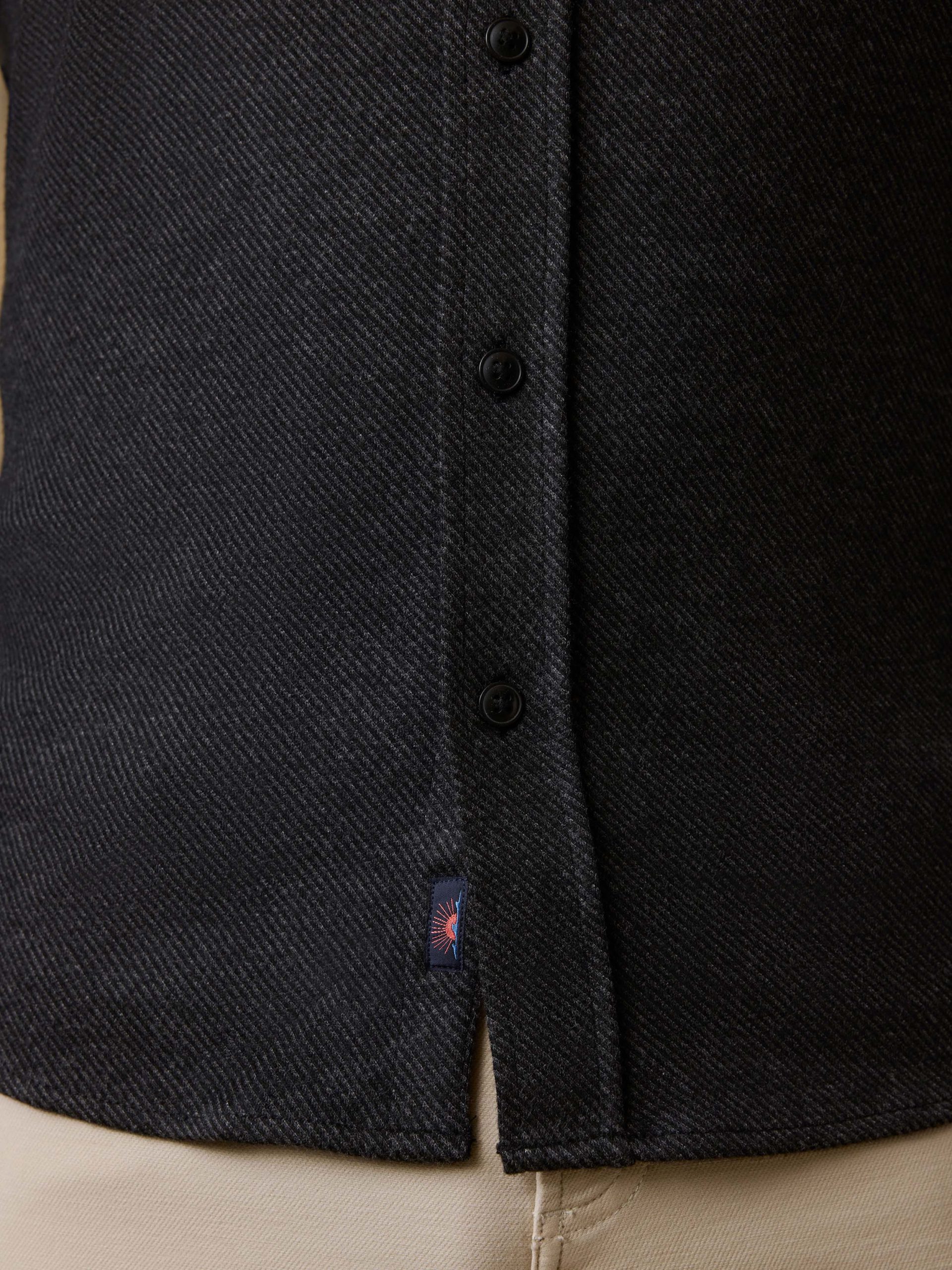 Legend? Sweater Shirt (Single Pocket) - Heathered Black Twill - Image 5