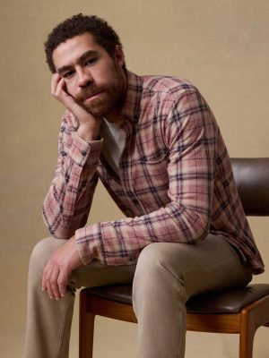 Legend? Sweater Shirt (Single Pocket) - Sienna Night Plaid