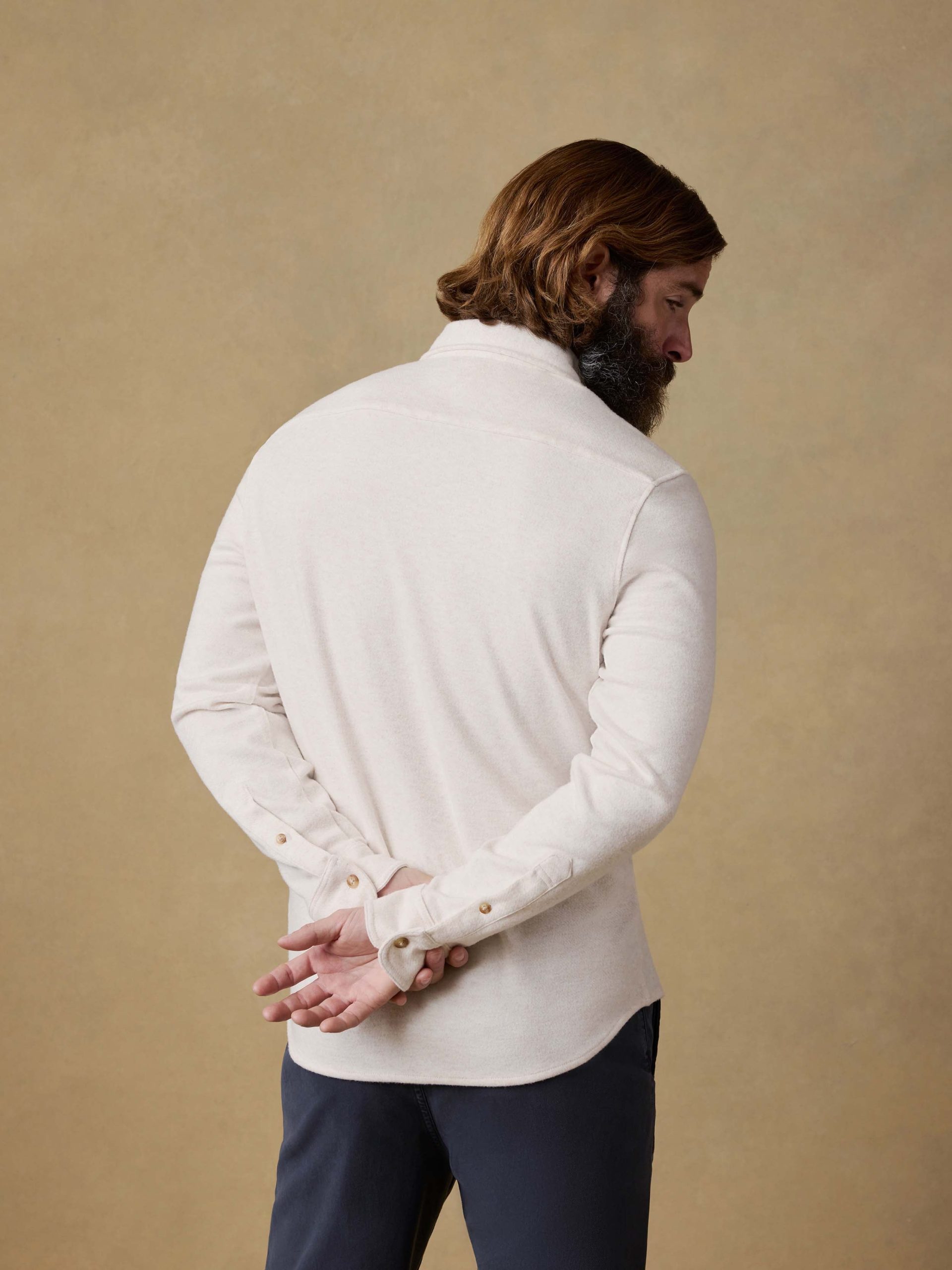Legend? Sweater Shirt (Single Pocket) - Off White - Image 3