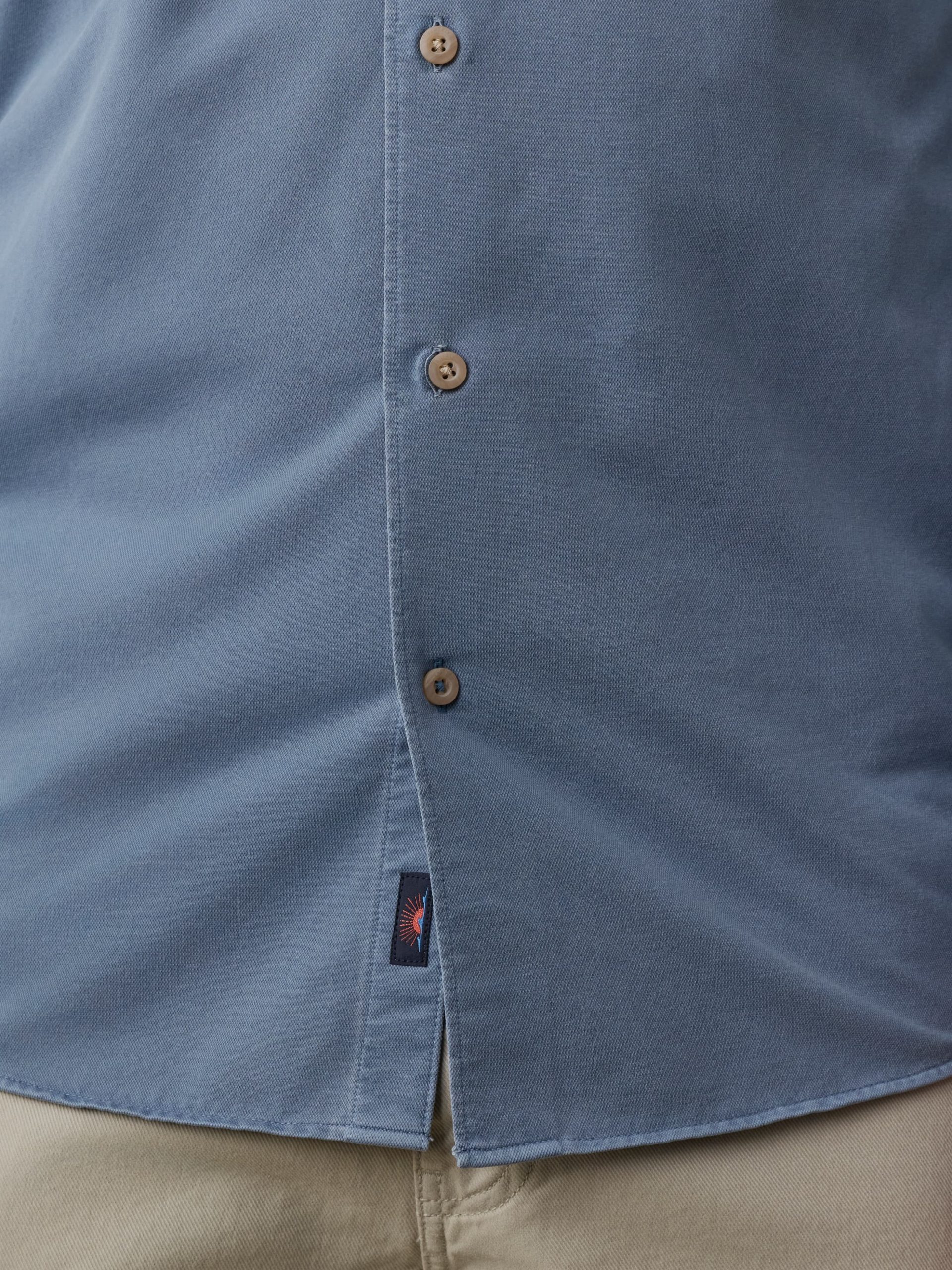 Long-Sleeve Costa Pique Shirt - Sea Cavern - Image 5