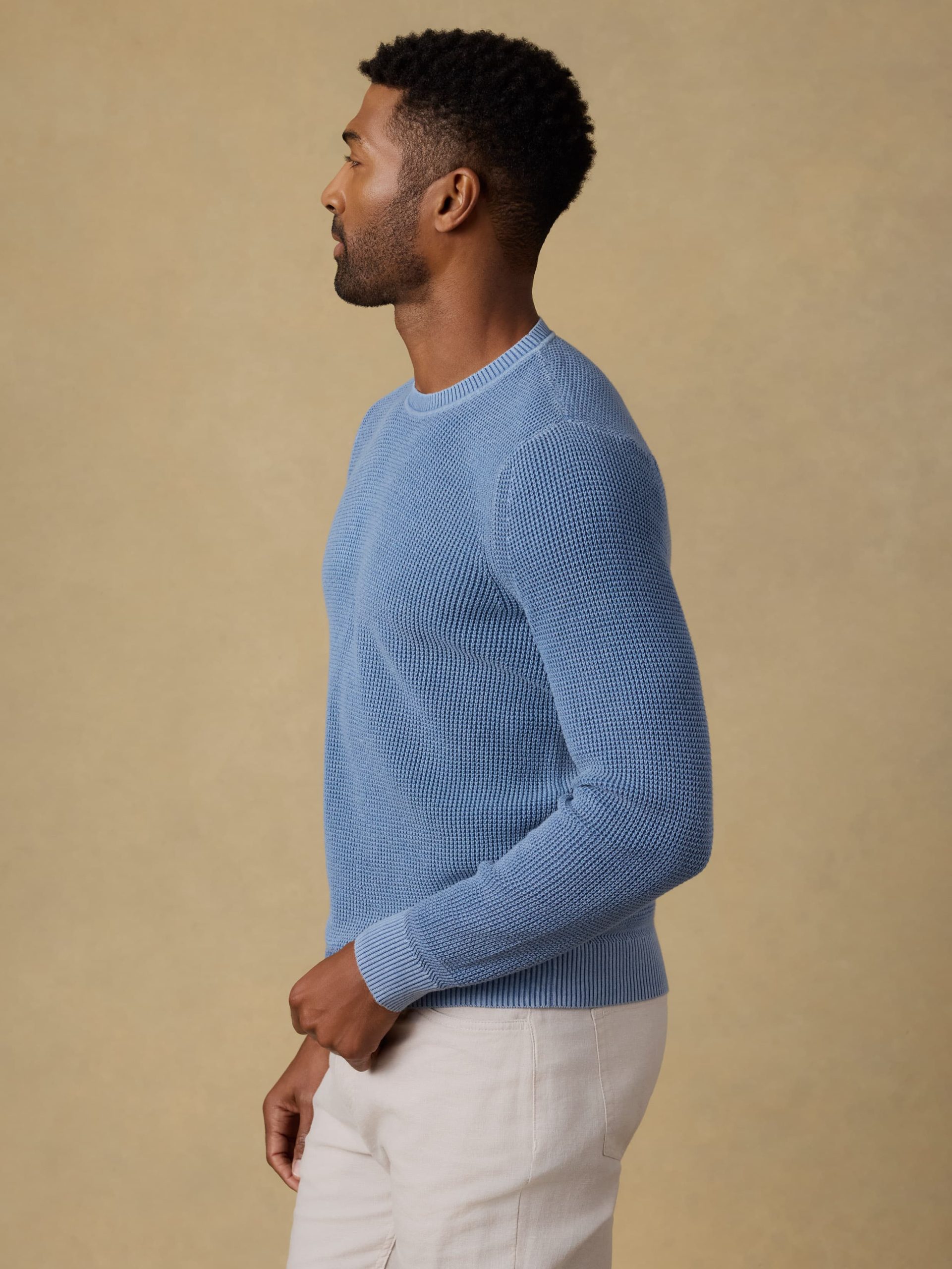 Sunwashed Crewneck Sweater - Blue Sea - Image 6