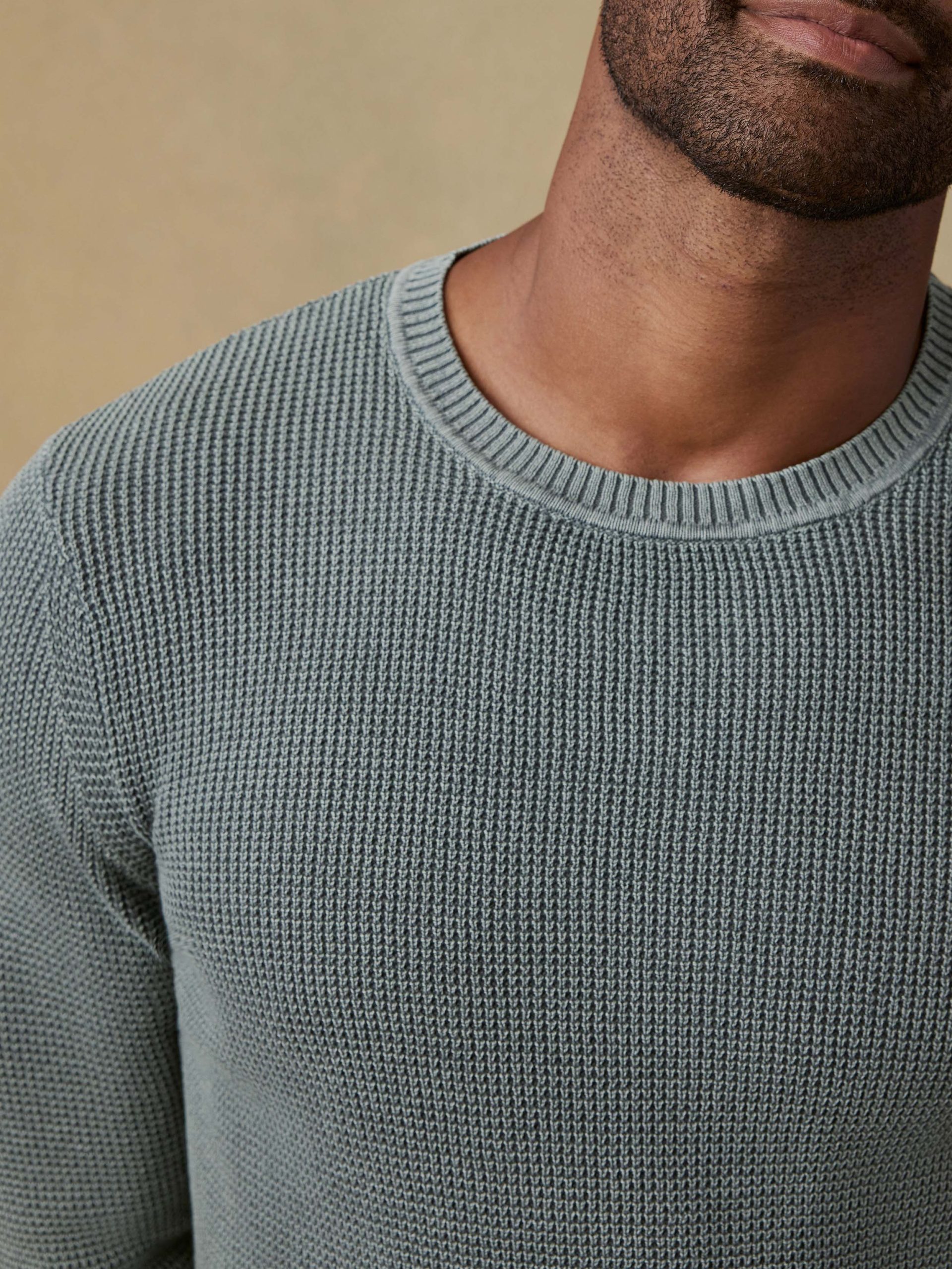 Sunwashed Crewneck Sweater - Mountain Olive - Image 5