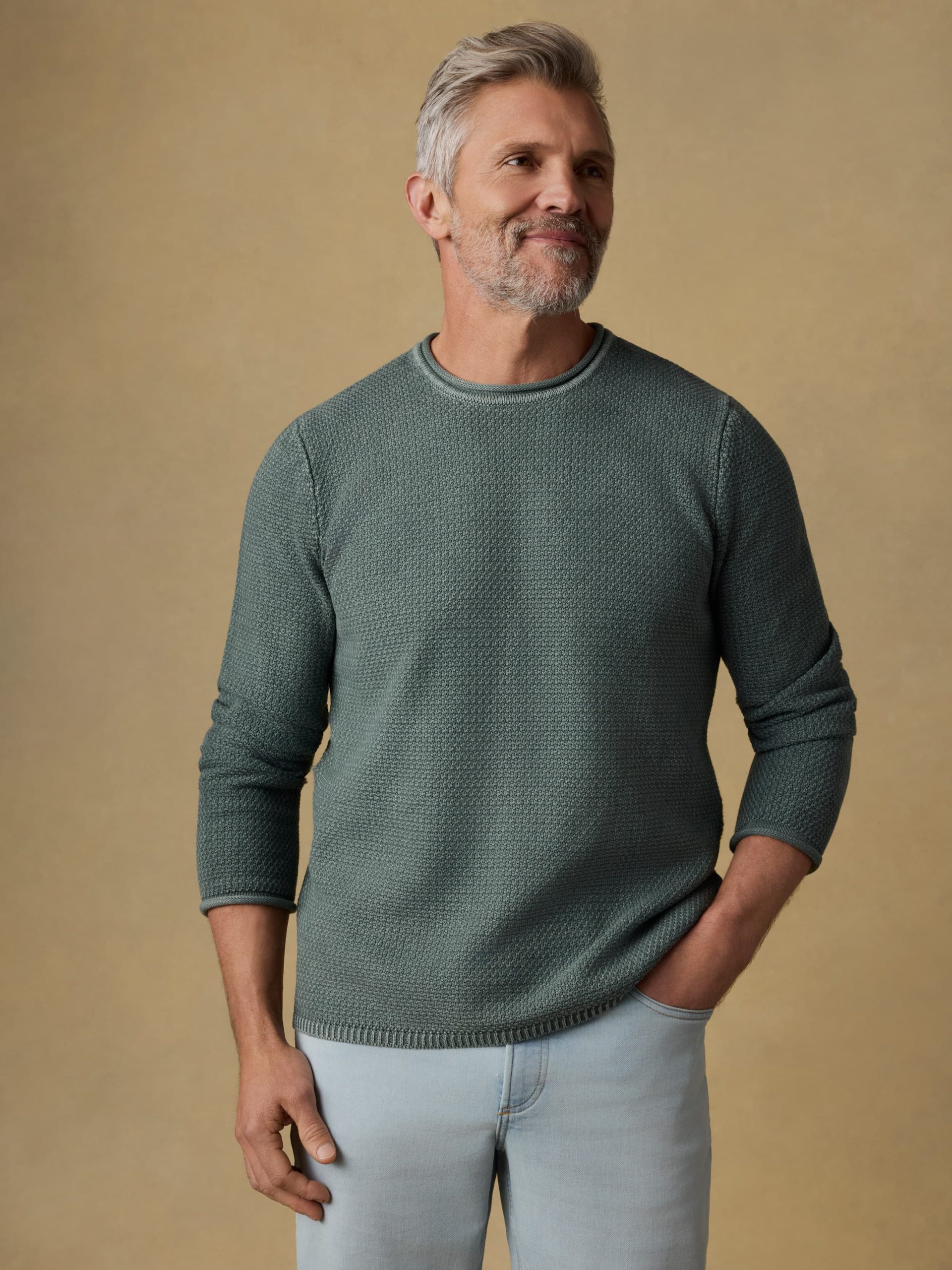 Sunwashed Dockside Sweater - Mountain Olive - Image 6