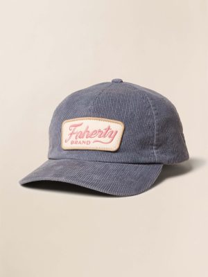 Vintage Cord Baseball Hat - Flint Sky