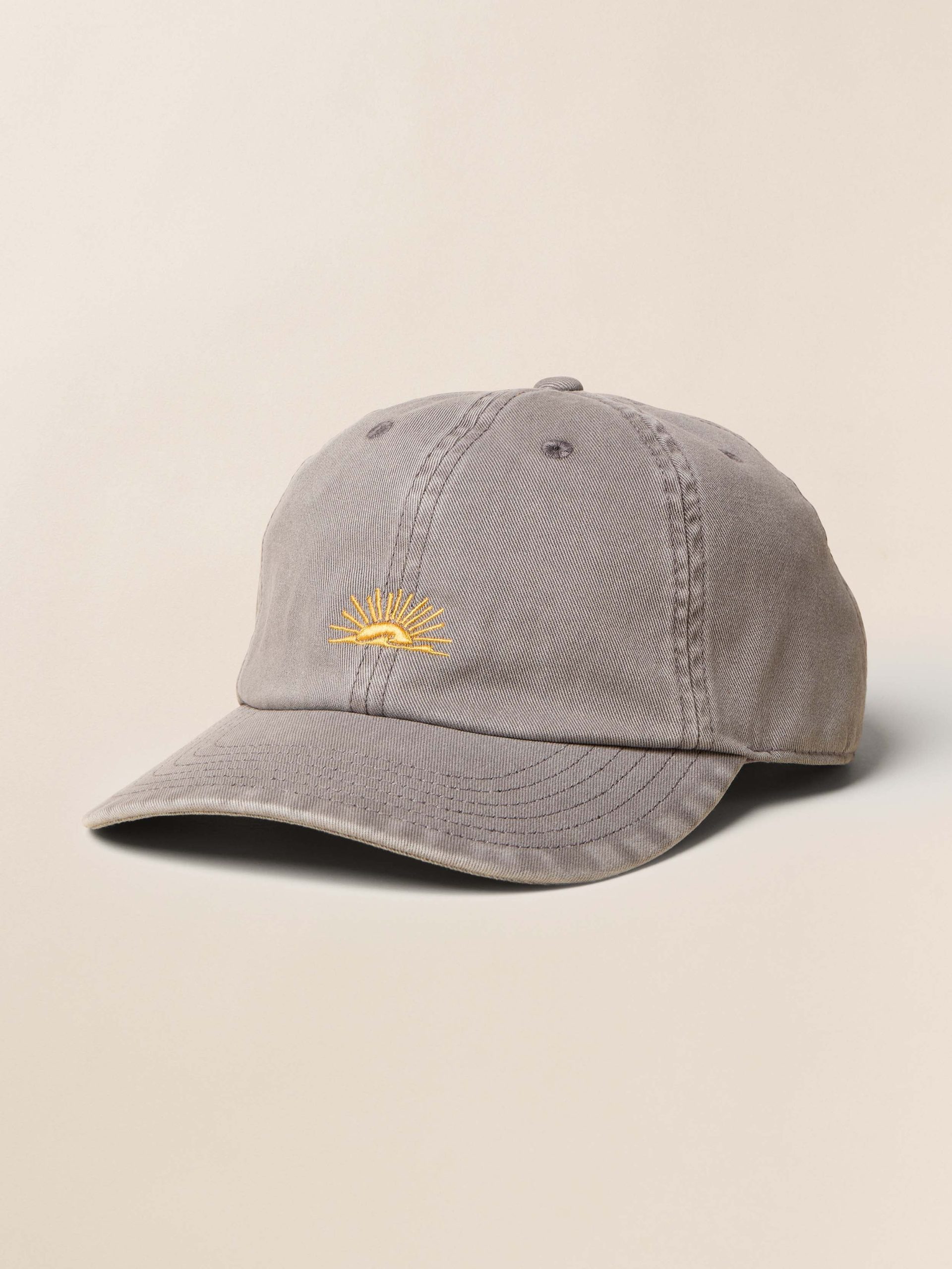 Sunwashed Twill Baseball Hat - Carbon