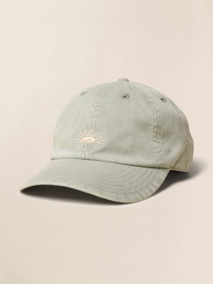 Sunwashed Twill Baseball Hat - Coastal Sage